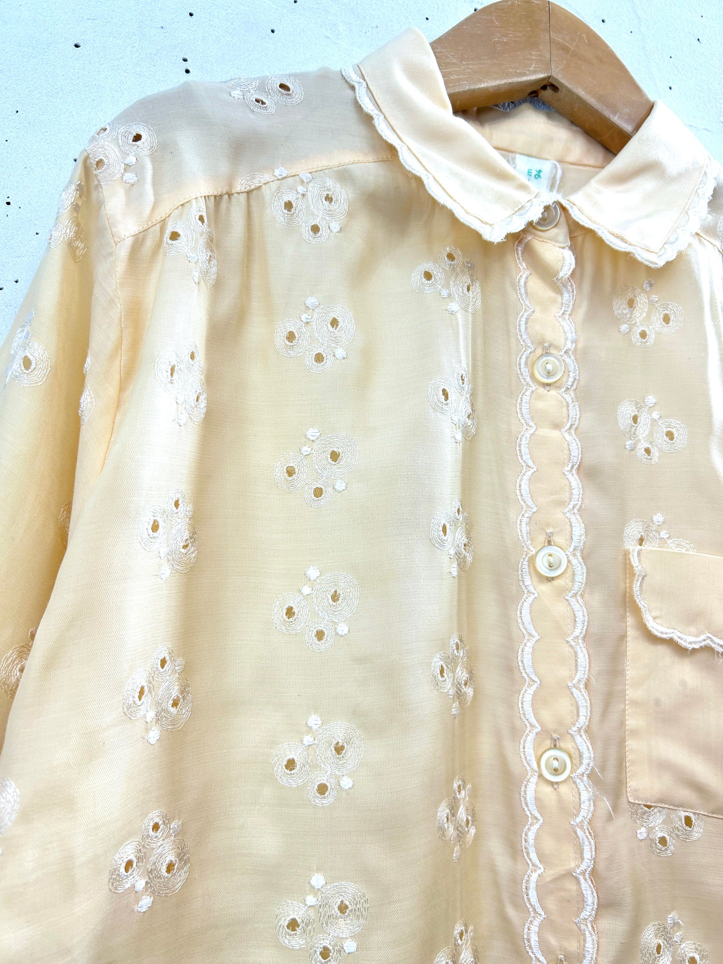 Vintage Cutwork Blouse [E32486]