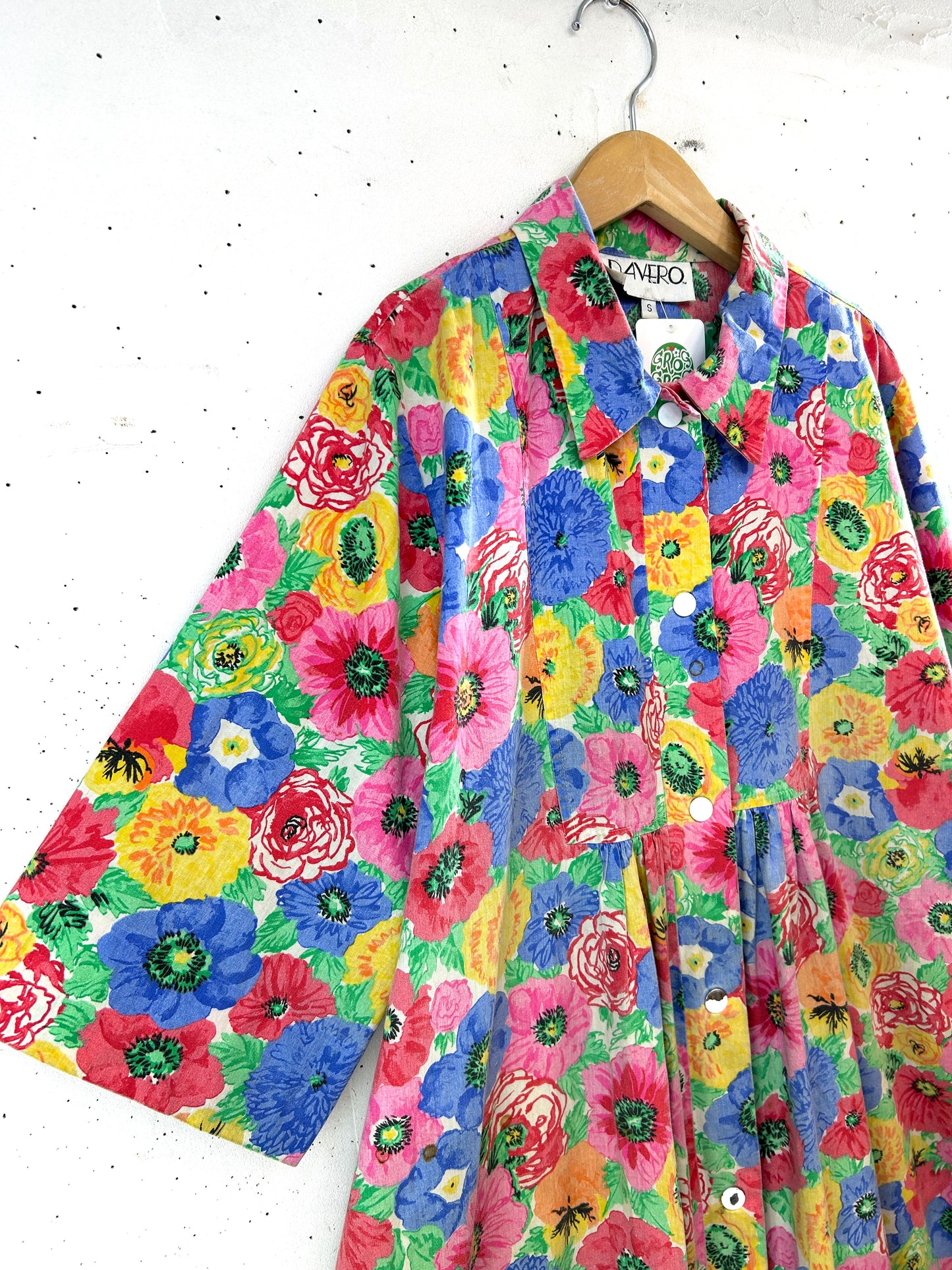 Vintage Dress MADE IN USA [E32394]
