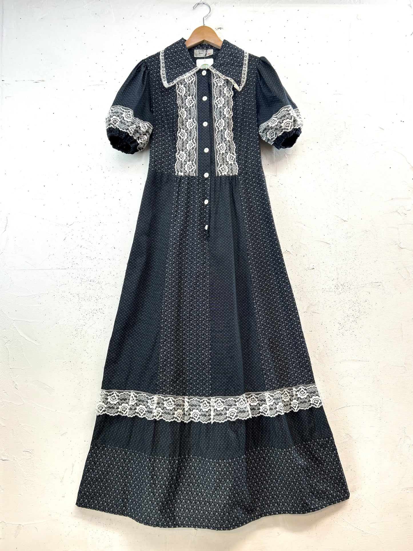 '70s Vintage Dress Made in France [B31672]