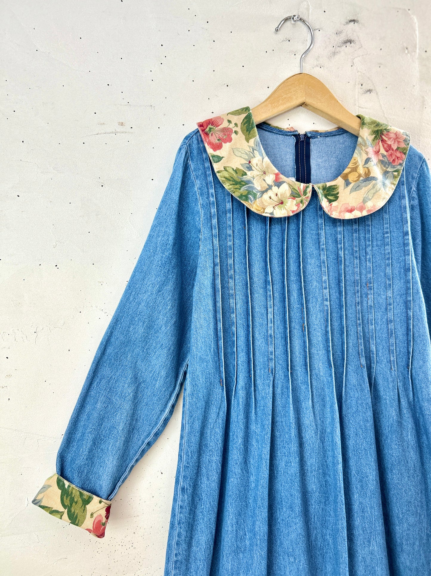 Vintage Denim Dress MADE IN USA [J30531]