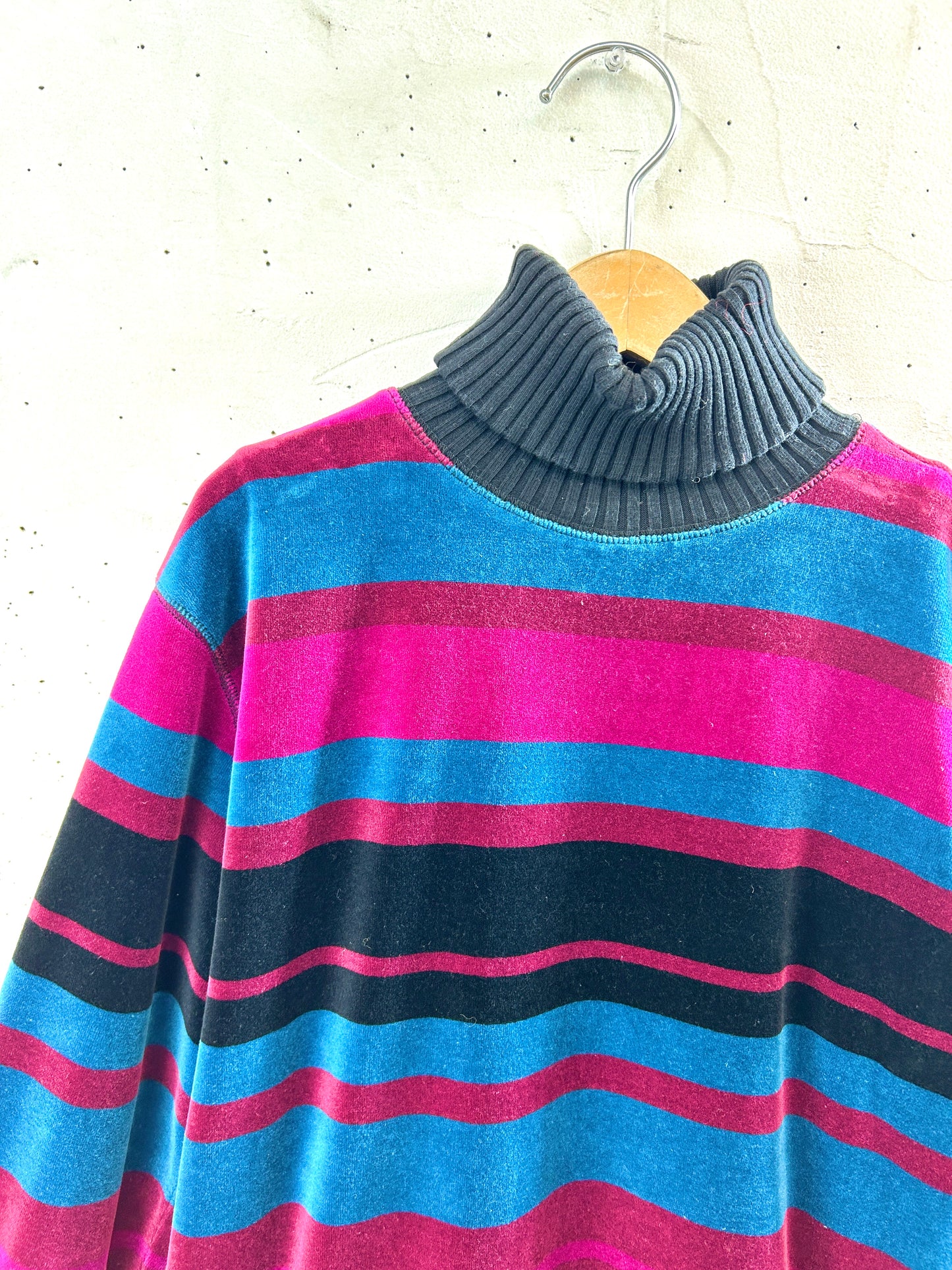 Vintage Velours Tops [K30880]