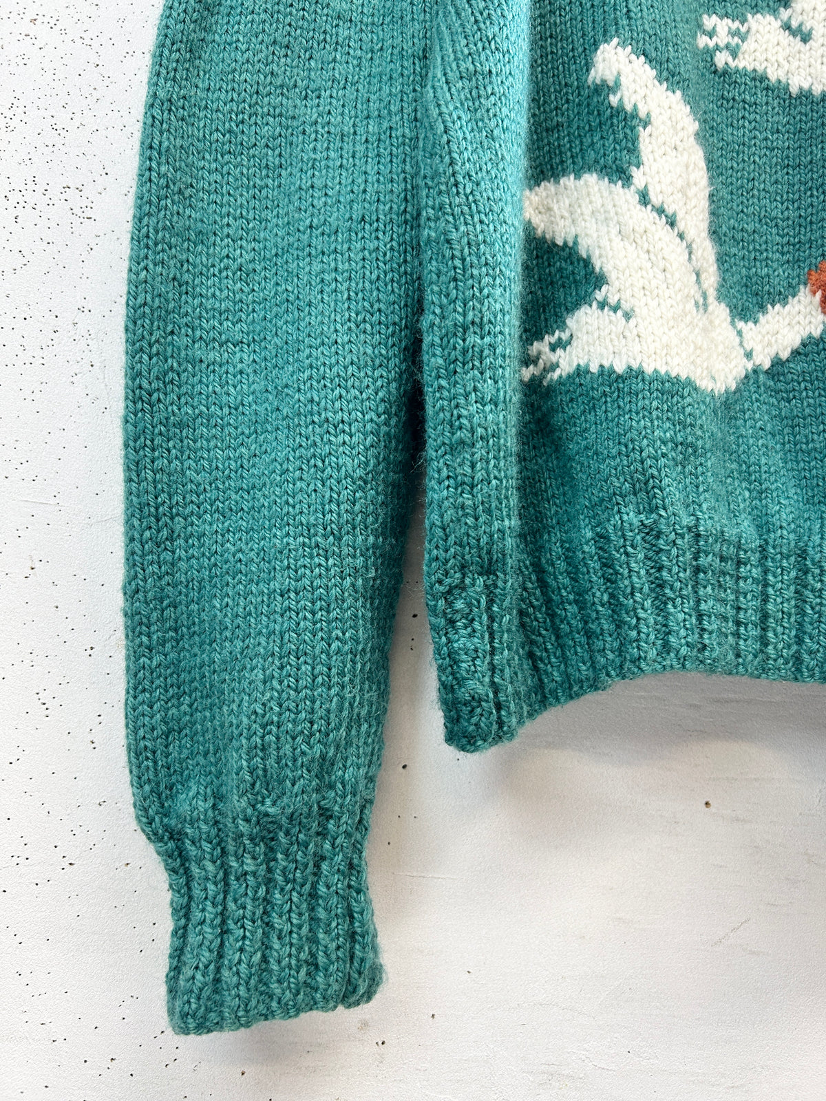 Vintage Hand Knit Cardigan  [J34206]