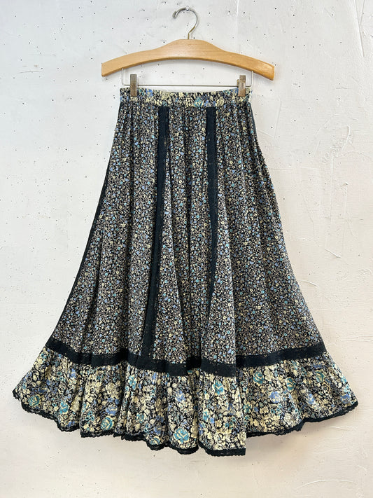 Vintage  Flower Skirt [H30950]