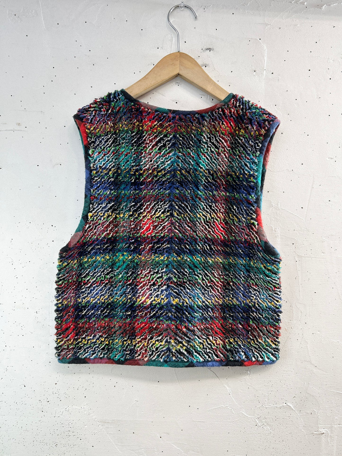 Vintage Slash Quilt Vest [C31811]