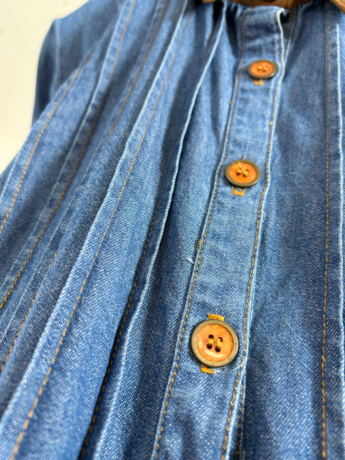 Vintage Denim Dress [I30199]