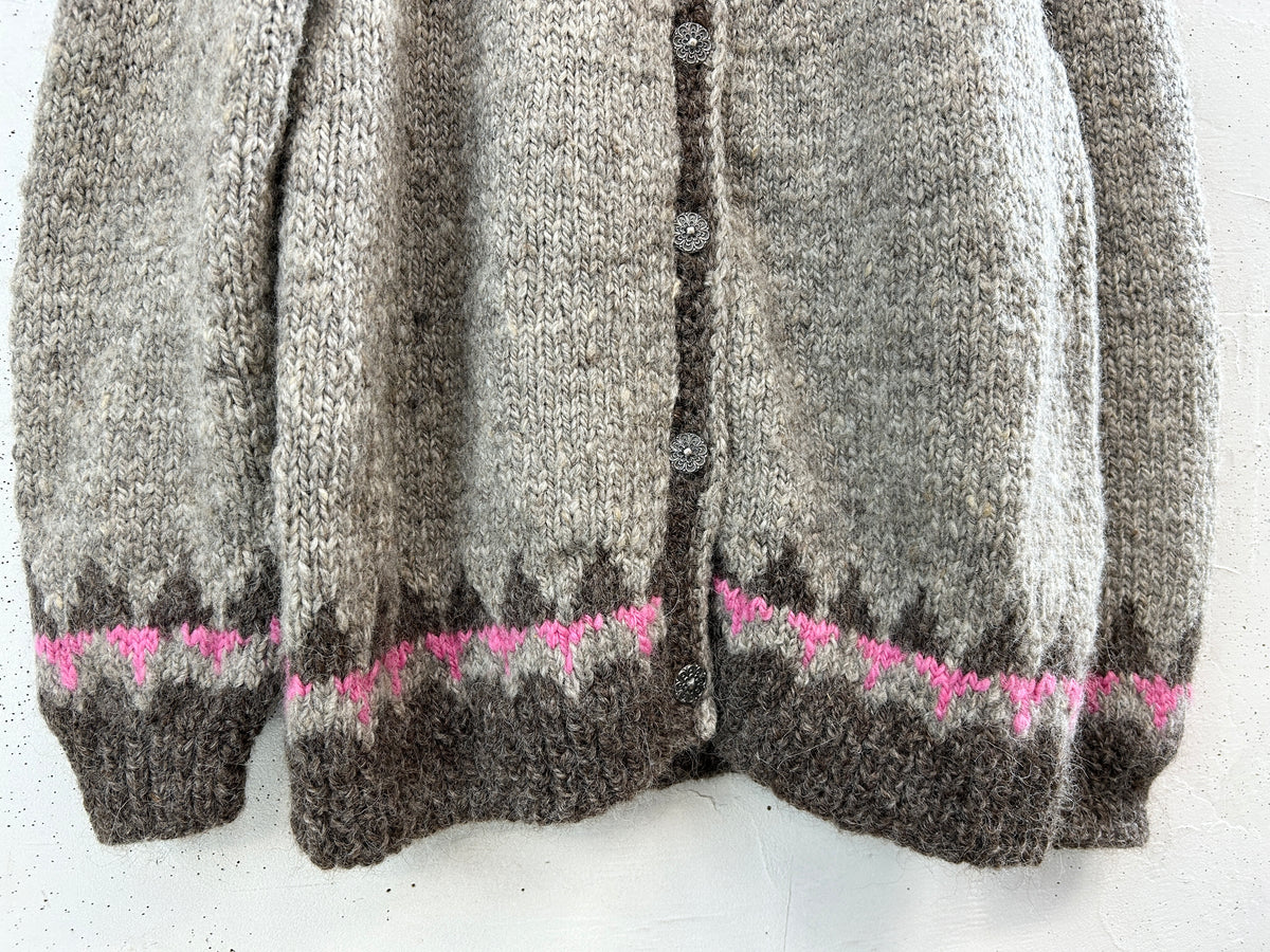 Vintage Knit Cardigan [J34327］
