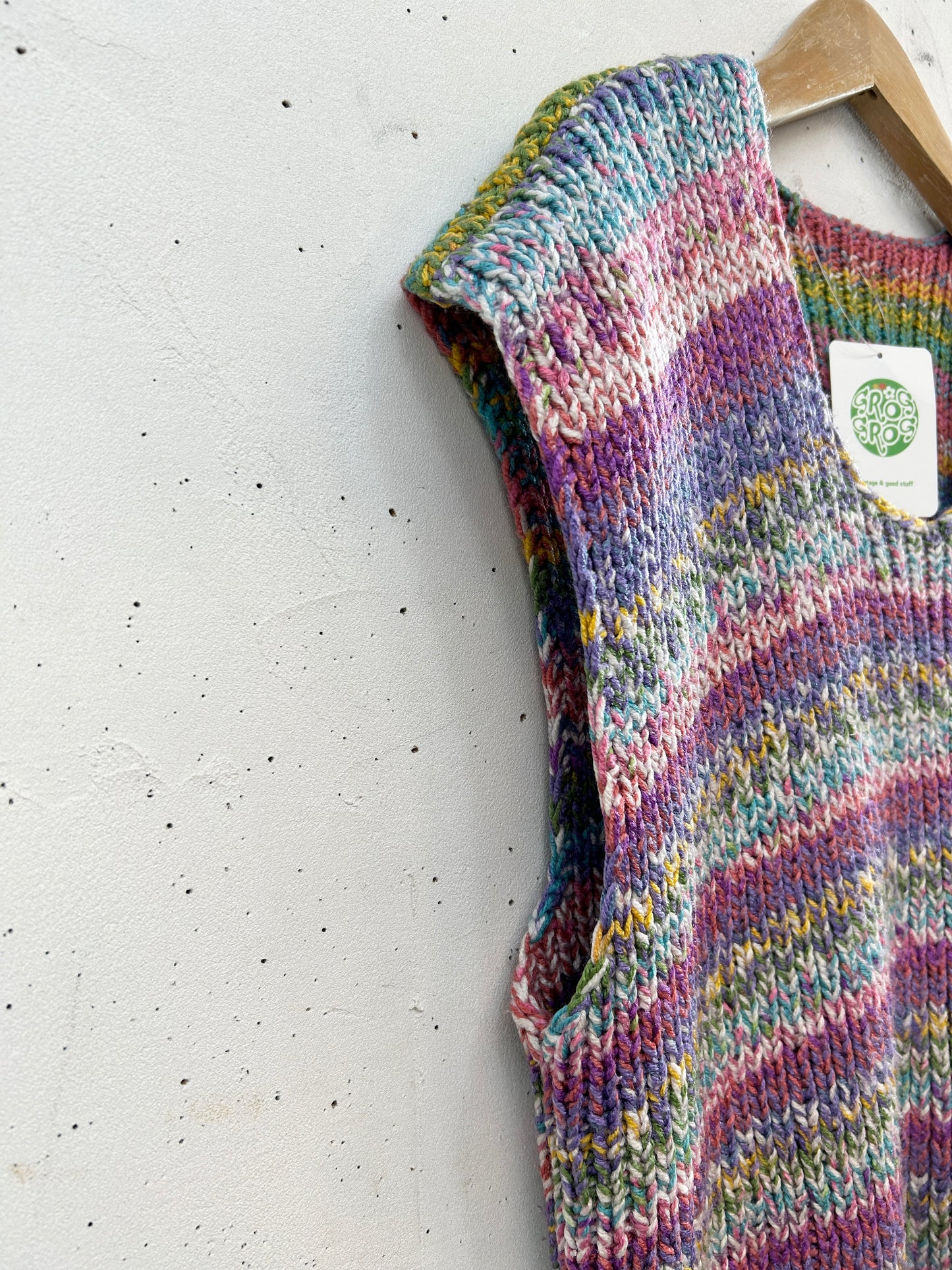 Vintage Knit Vest [J30602]
