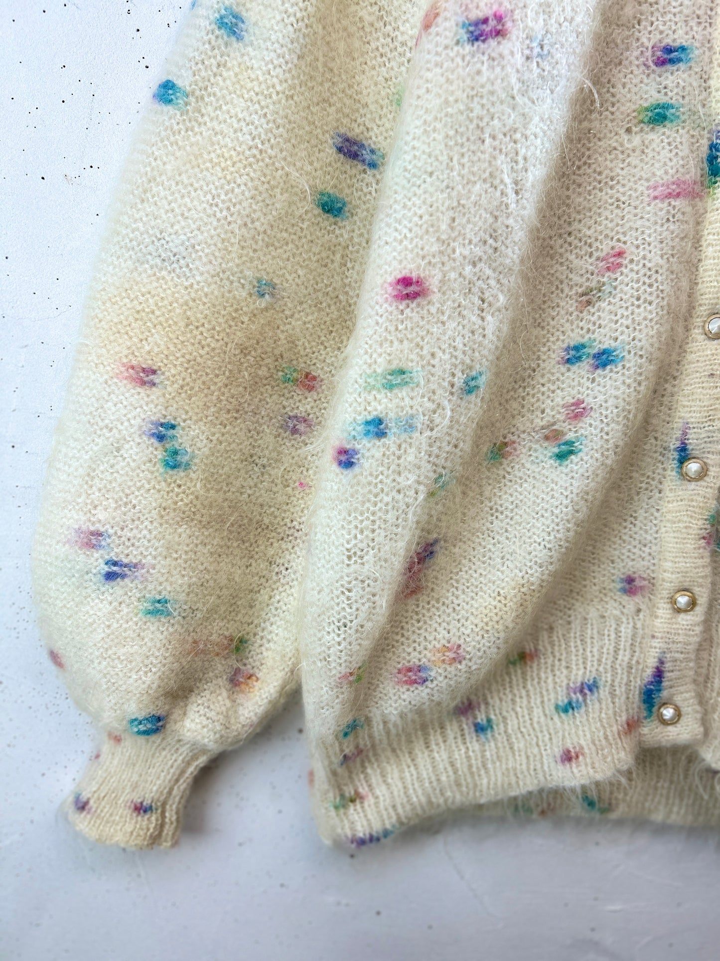 Vintage Mohair Knit Cardigan [K30839]