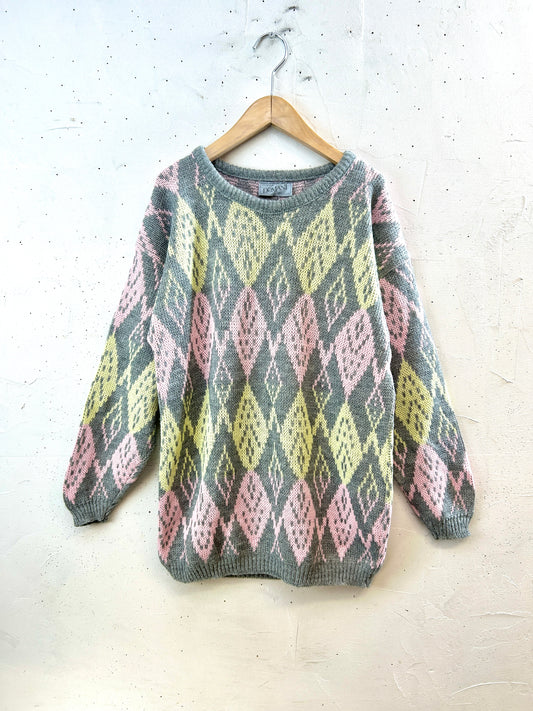 Vintage Knit Sweater [I30330]