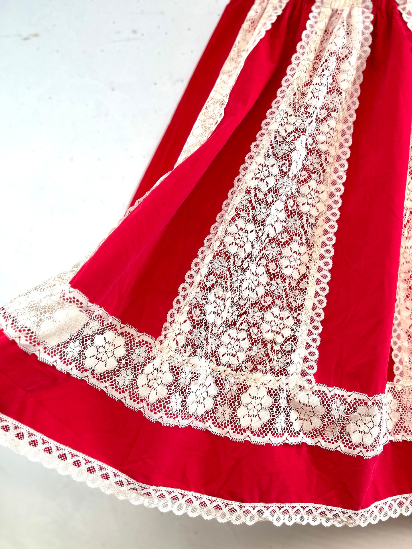 ’70s Velour Skirt 〜carefree fashions〜 [B31621]