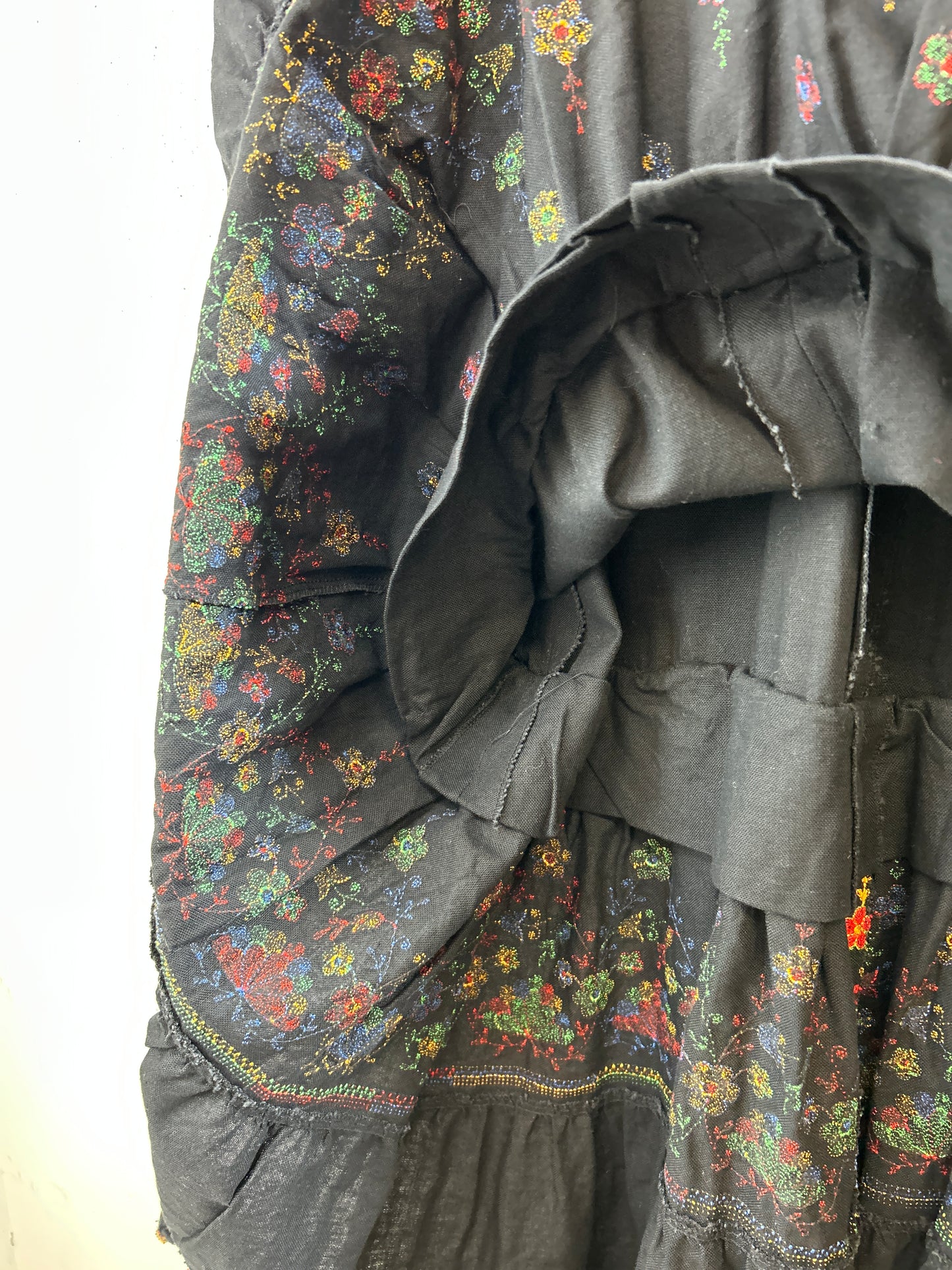 Vintage Flower Stitche Skirt [I30168]