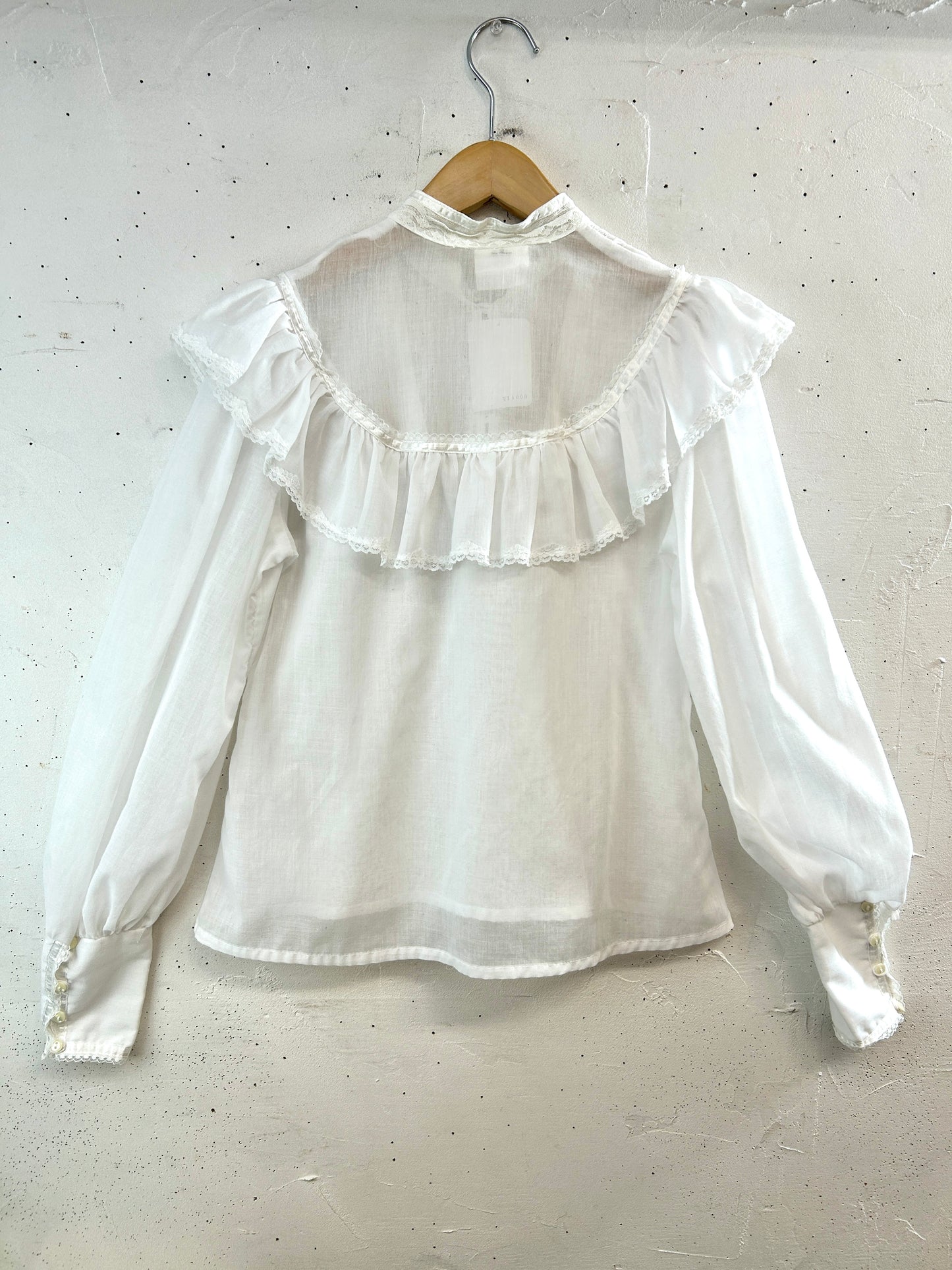 '70sVintage White Blouse 〜GUNNIES〜 [A31322]