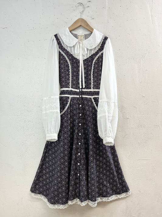 ’70s Vintage Dress〜GUNNE SAX〜[F32817]
