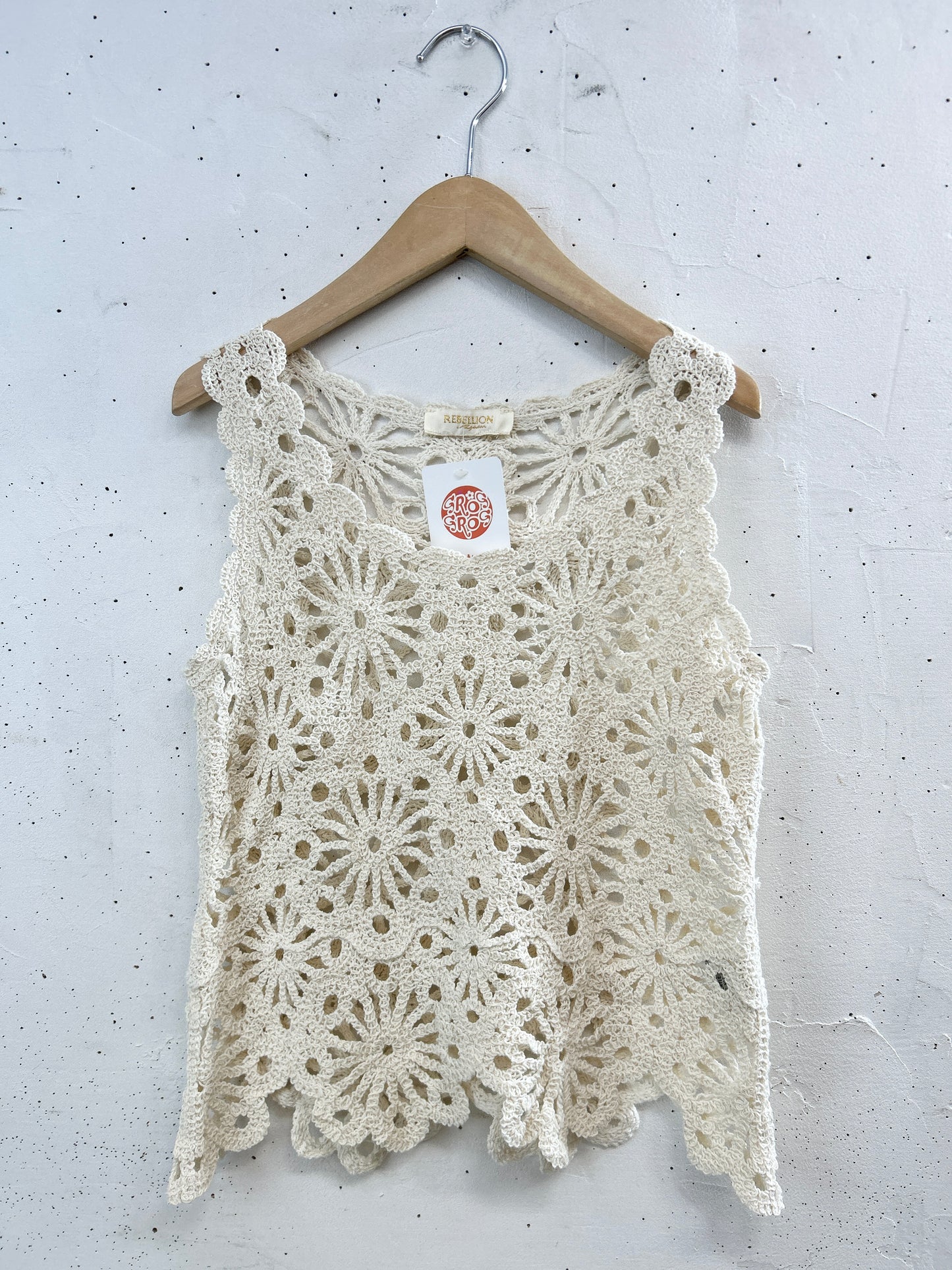 Vintage Crochet Vest [A31233]