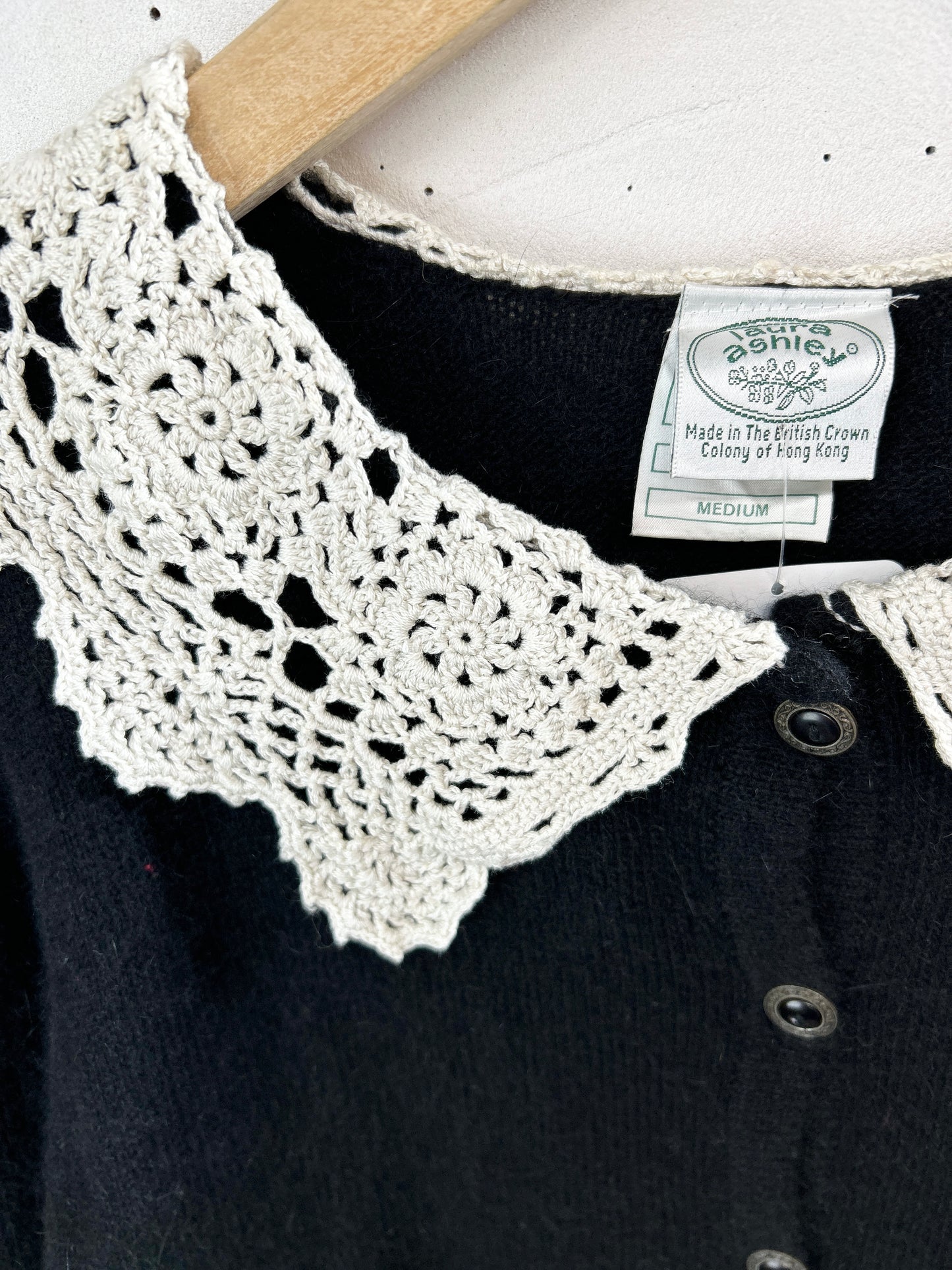 Vintage Knit Cardigan 〜Laura Ashley〜 [B31521]