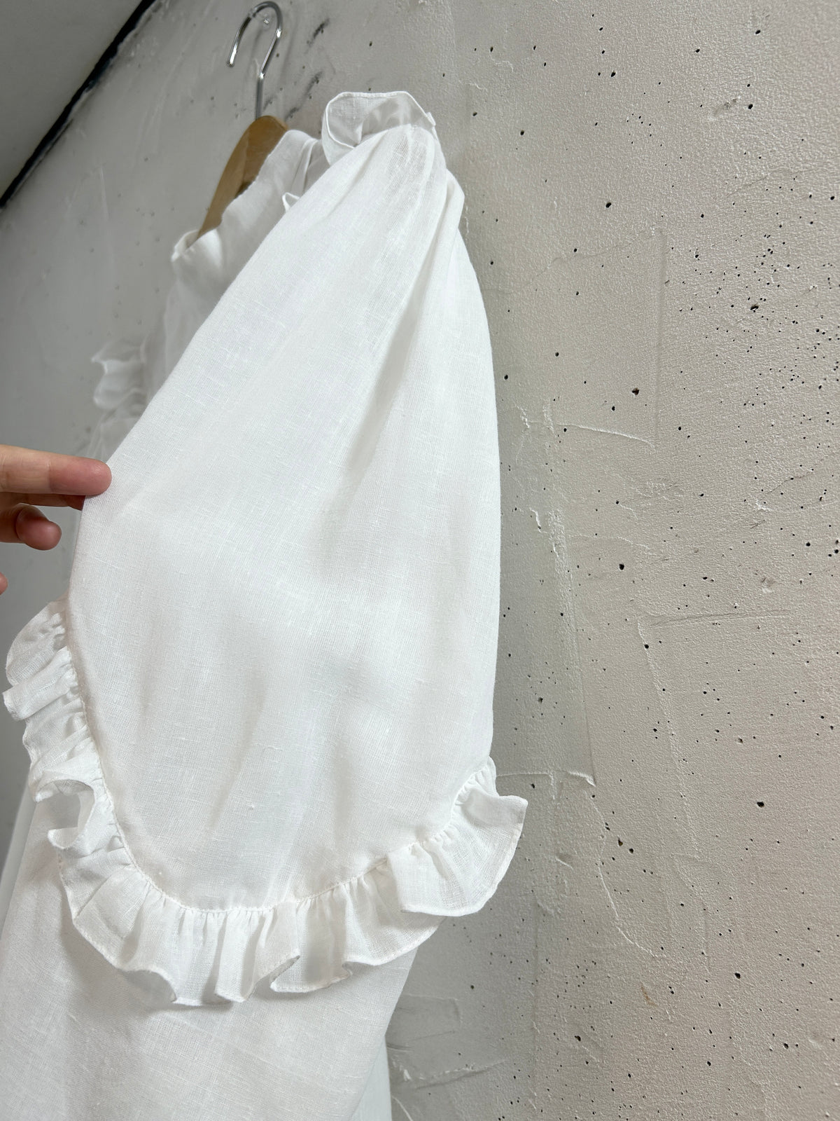 Vintage White Blouse [I33743]