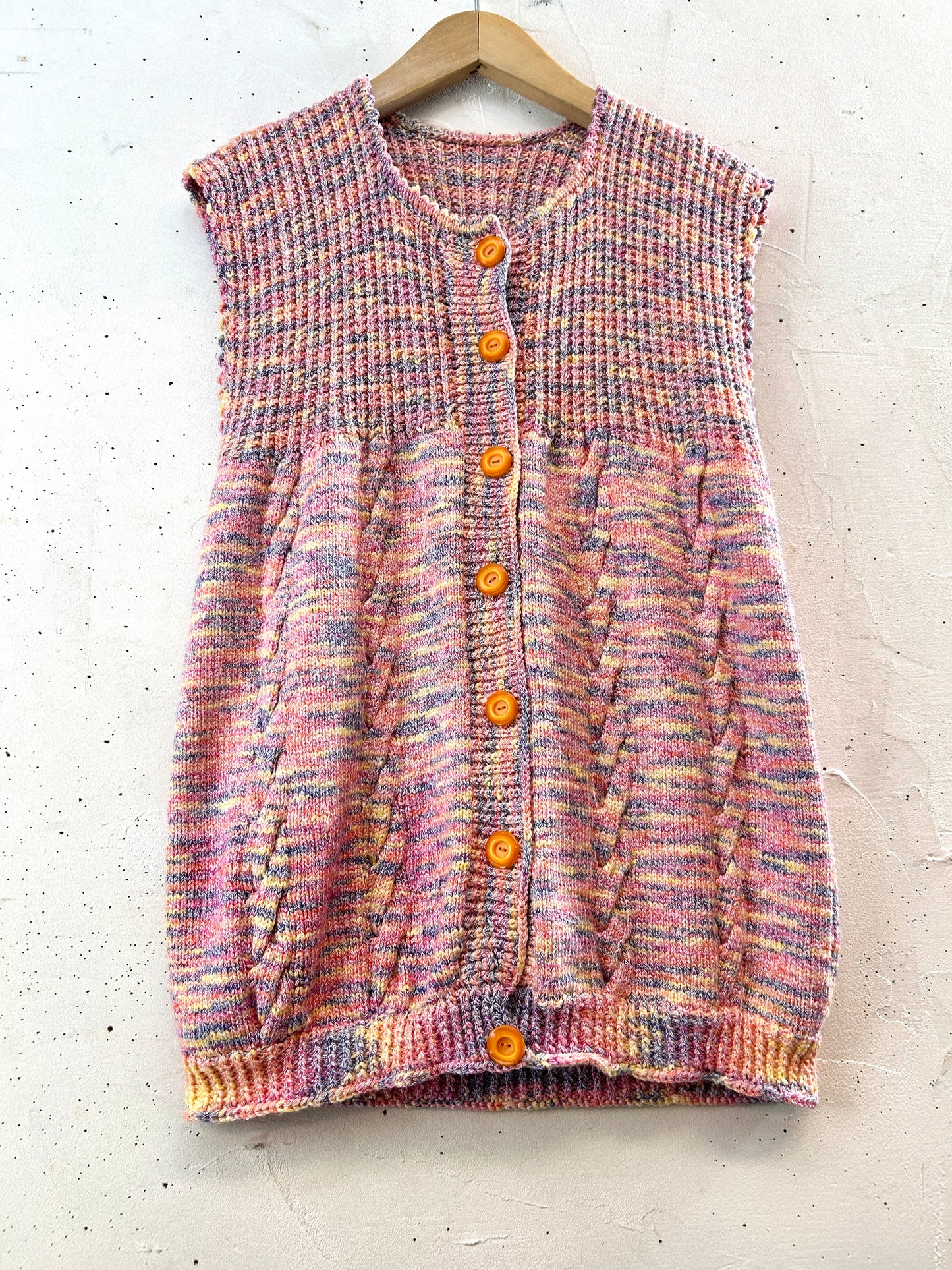 Vintage Knit Vest [J30678]