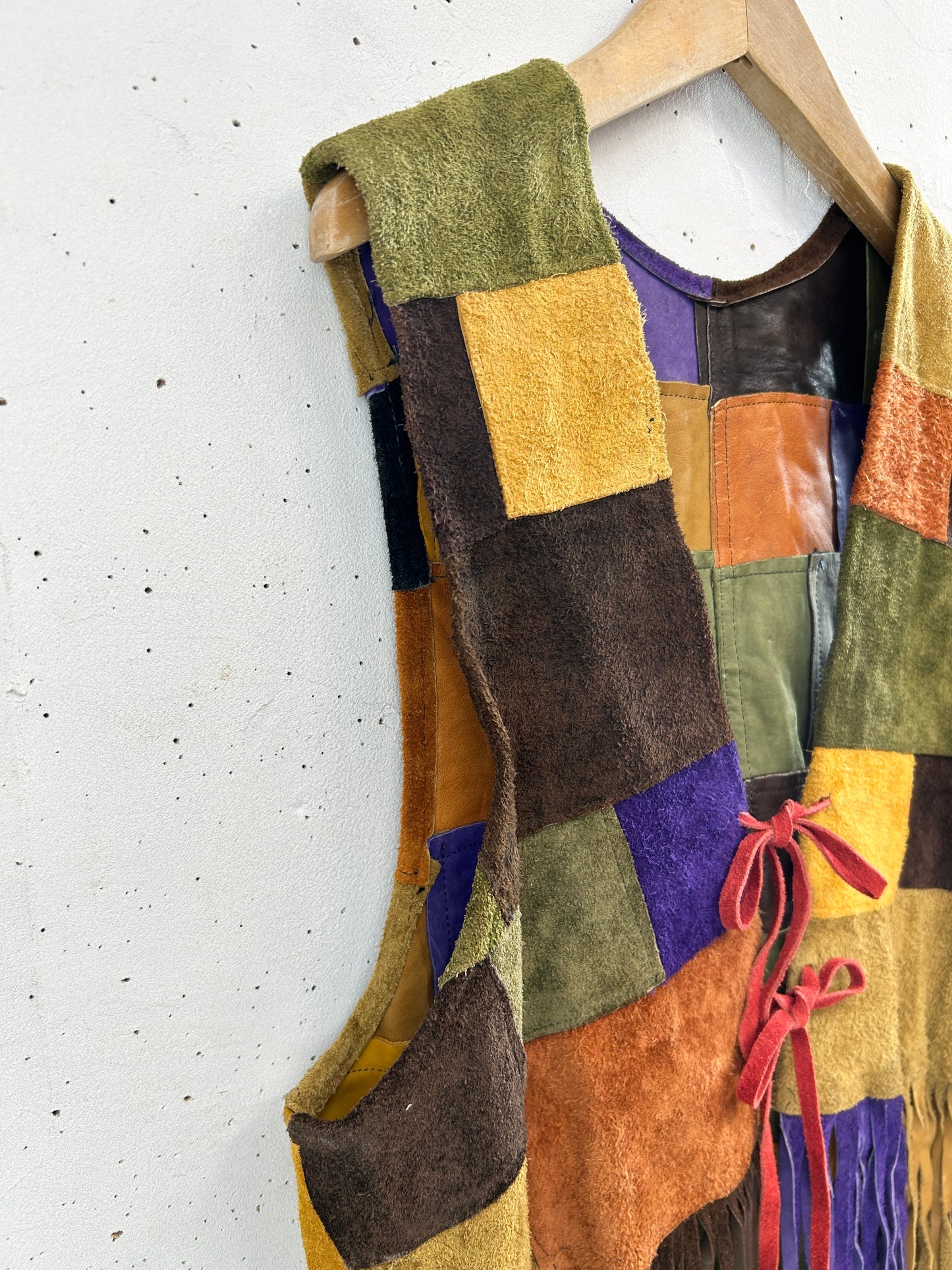 Vintage Leather Vest [C31840]