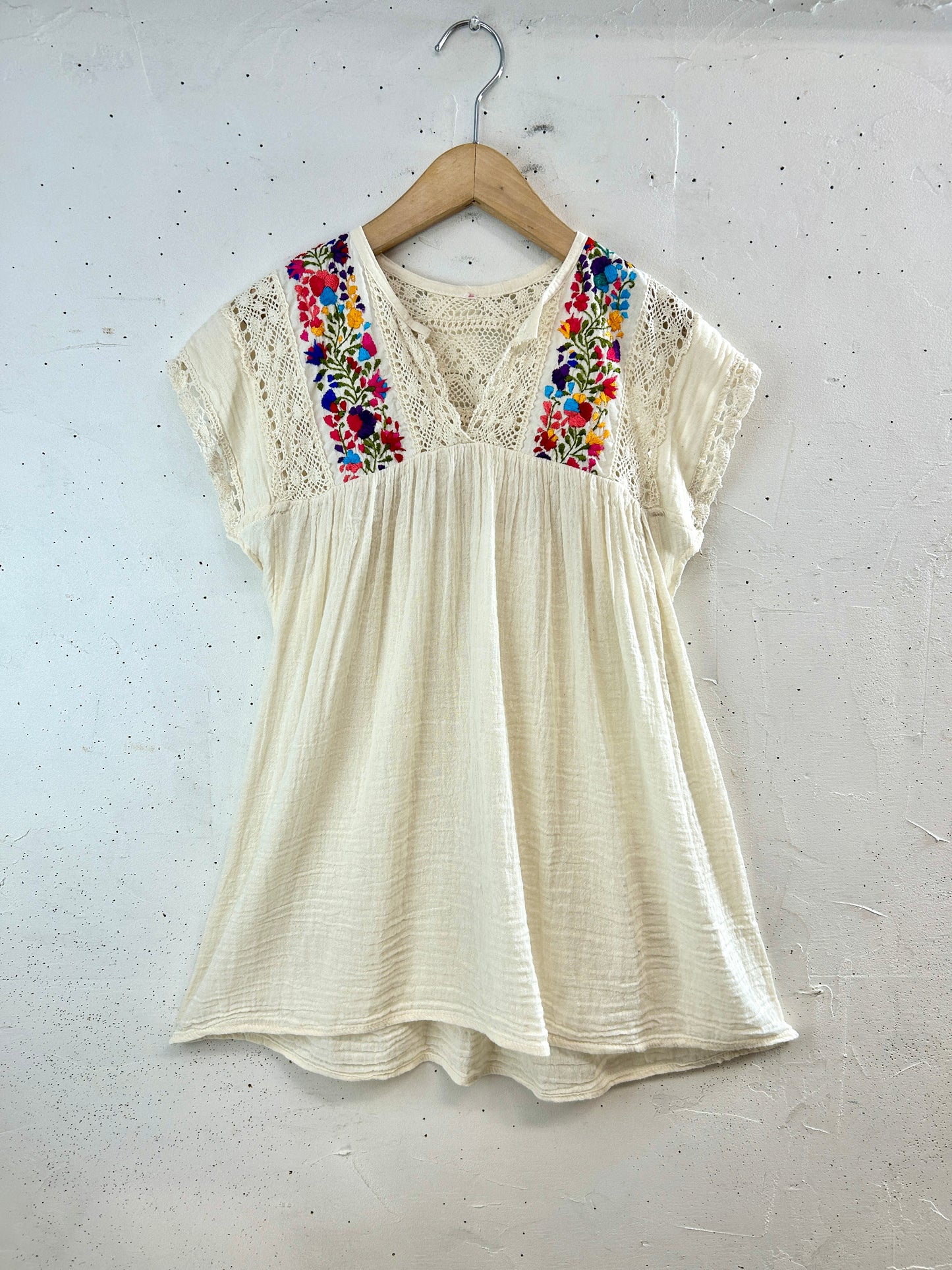 Vintage Embroidery Tunic [D32069]