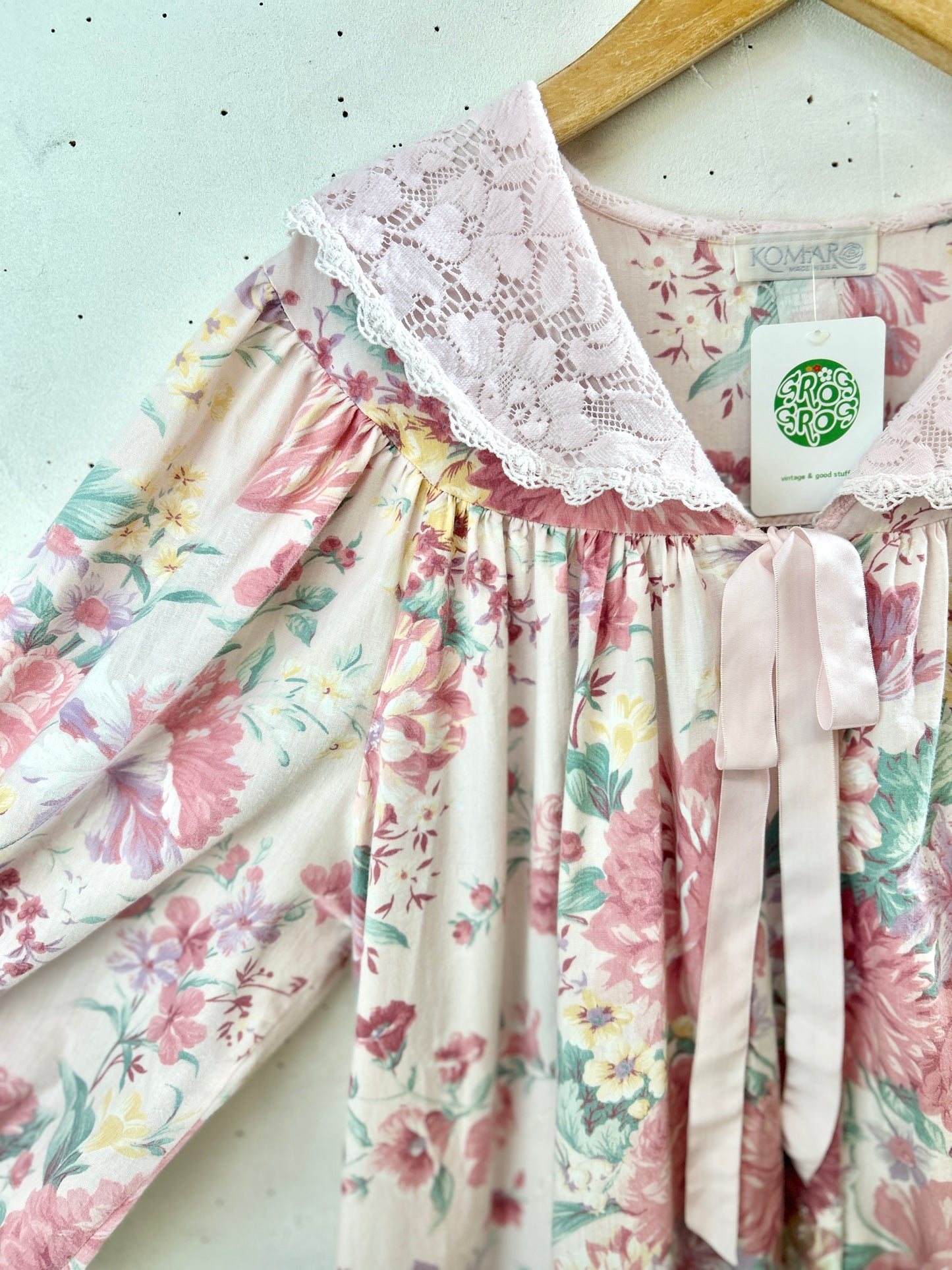 Vintage Dress MADE IN USA [I30176]