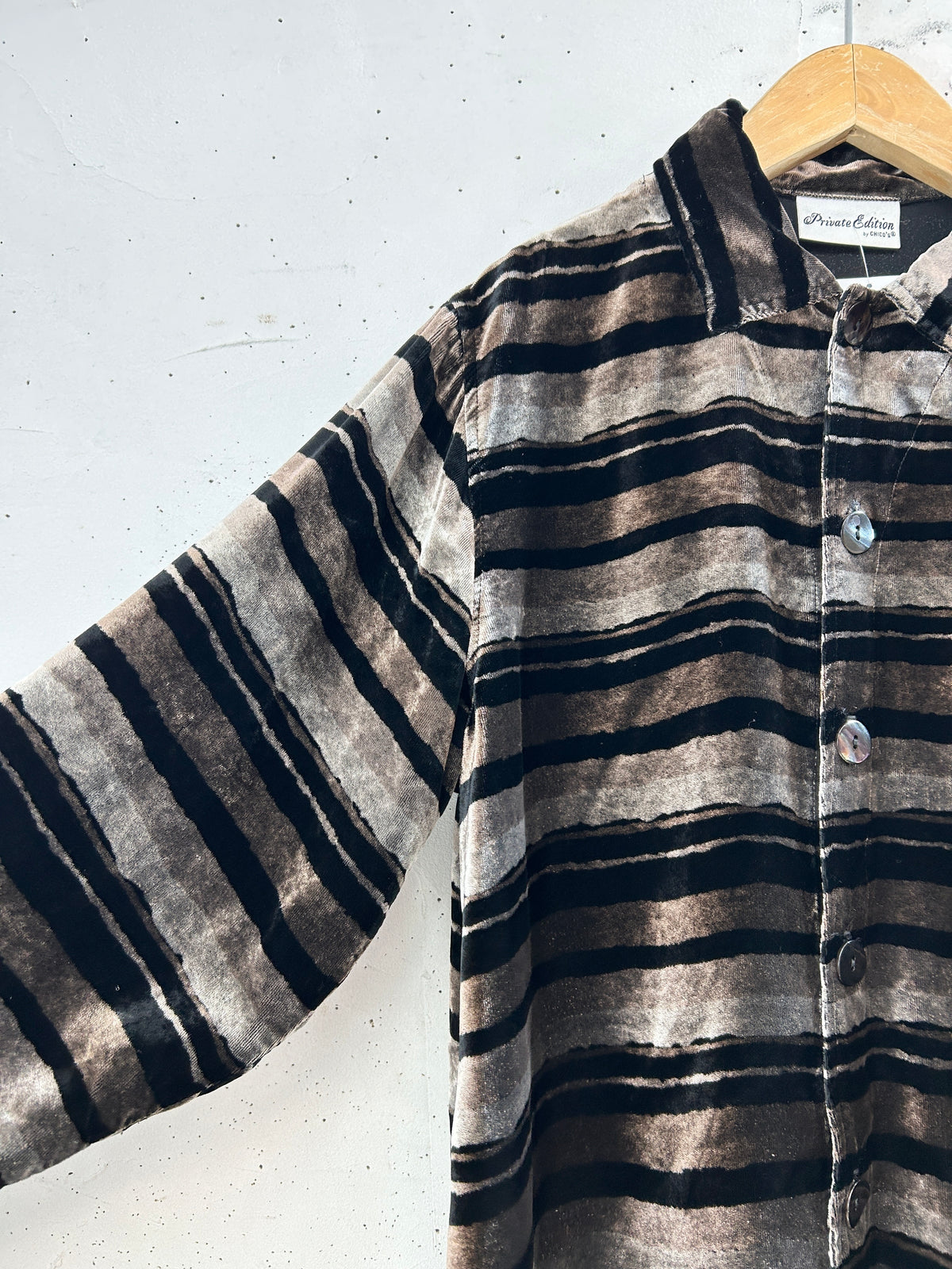 Vintage Velour Shirt [I33812]
