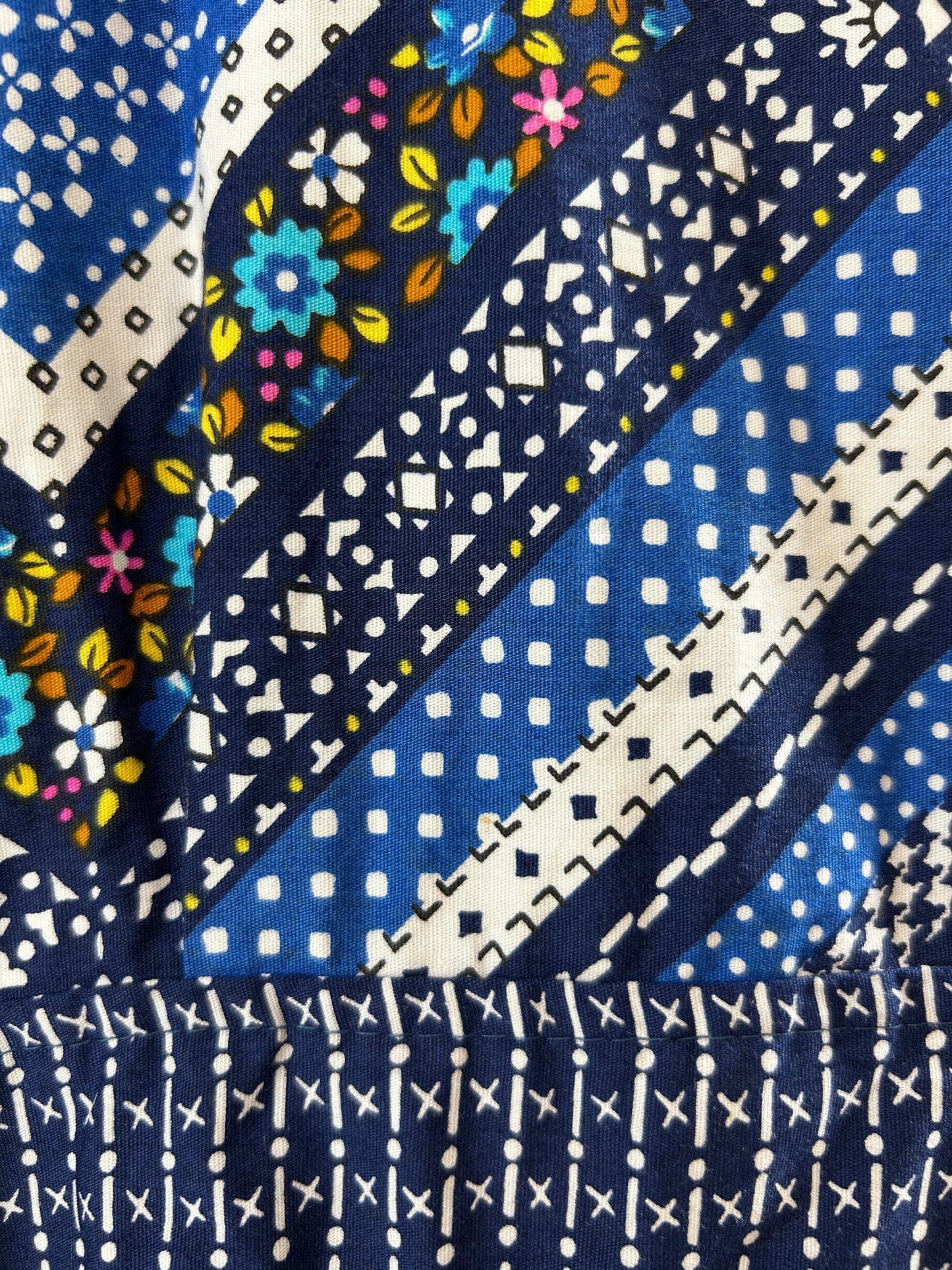 Vintage Dress ’70s Apron [H30837]