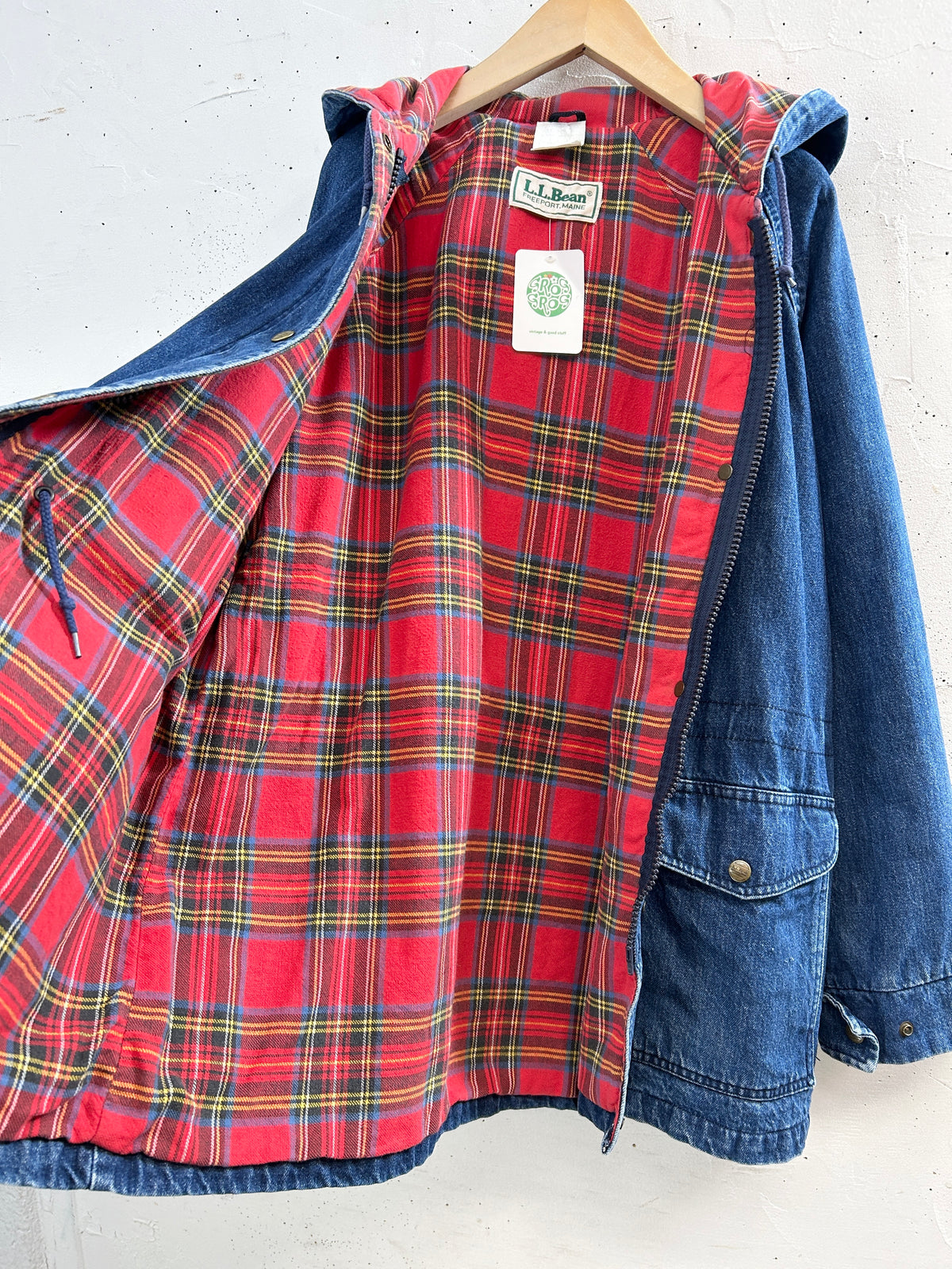 Vintage Denim Jacket 〜L.L.BEAN〜 [J34239]