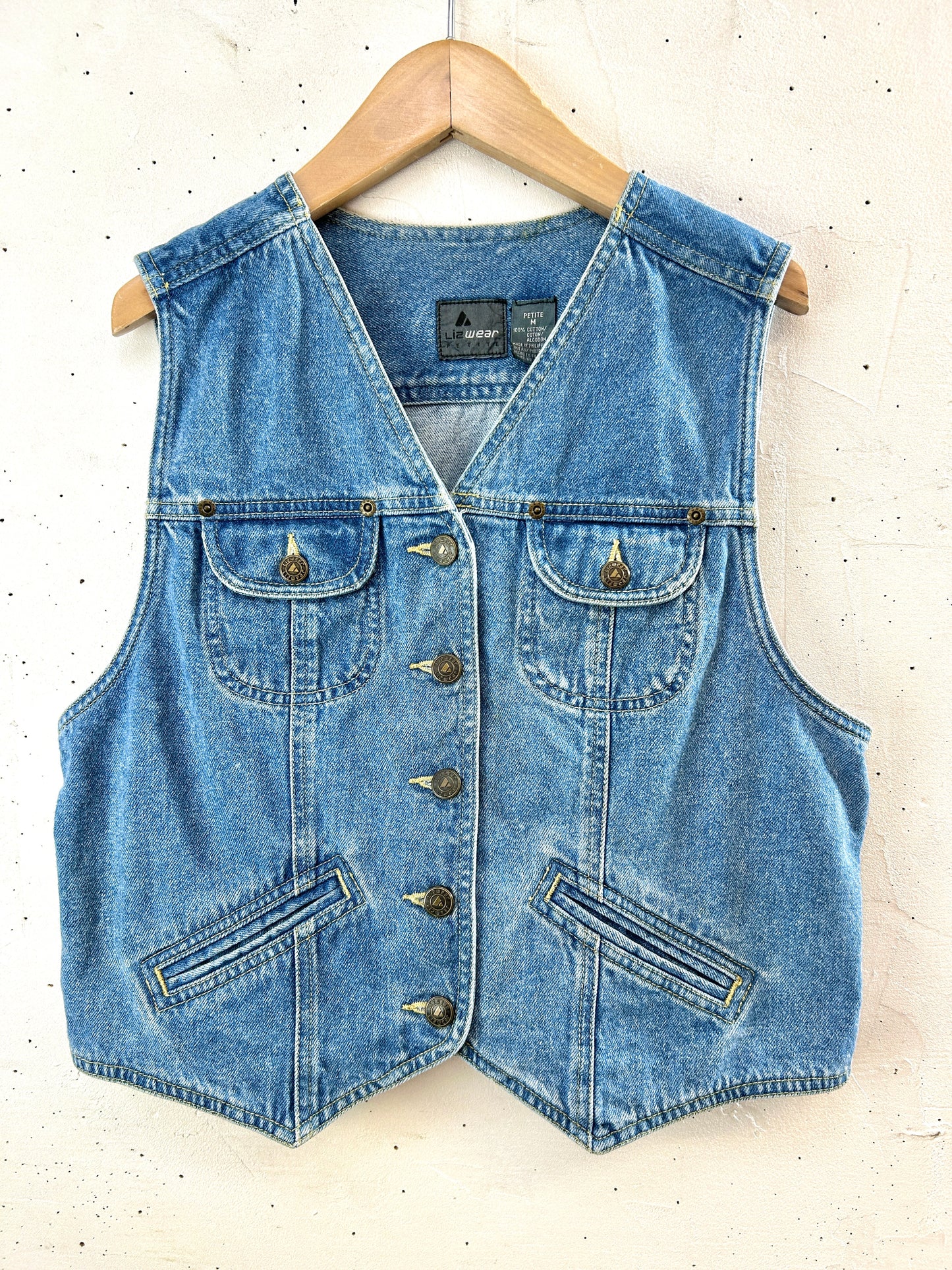 Vintage Denim Vest [H30266]