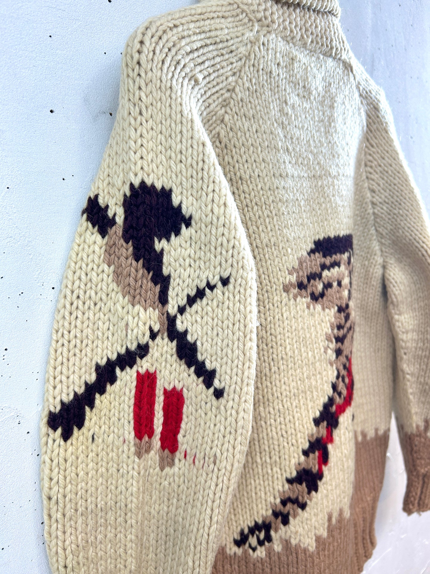 Vintage Cowichan Knit Cardigan [J30519]