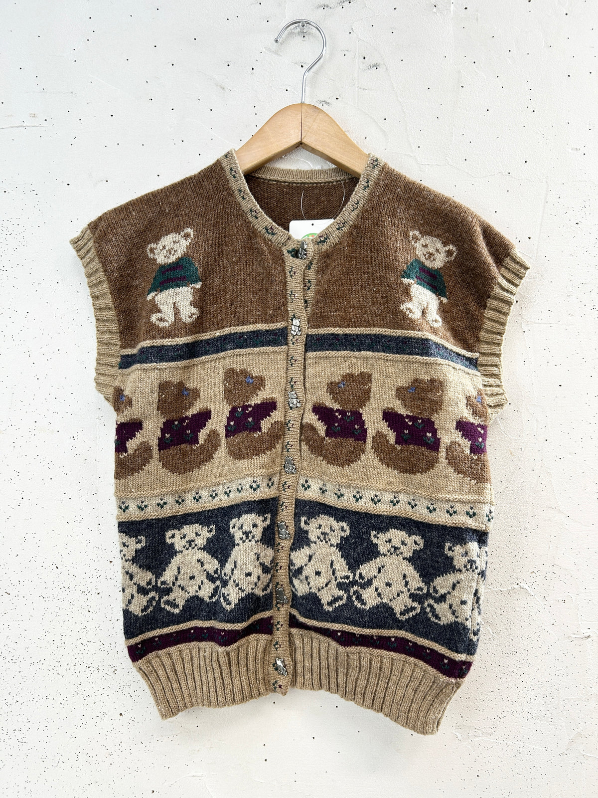 Vintage Knit Vest [J34331]