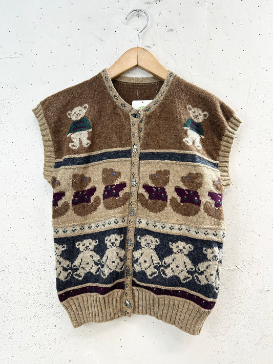 Vintage Knit Vest [J34331]