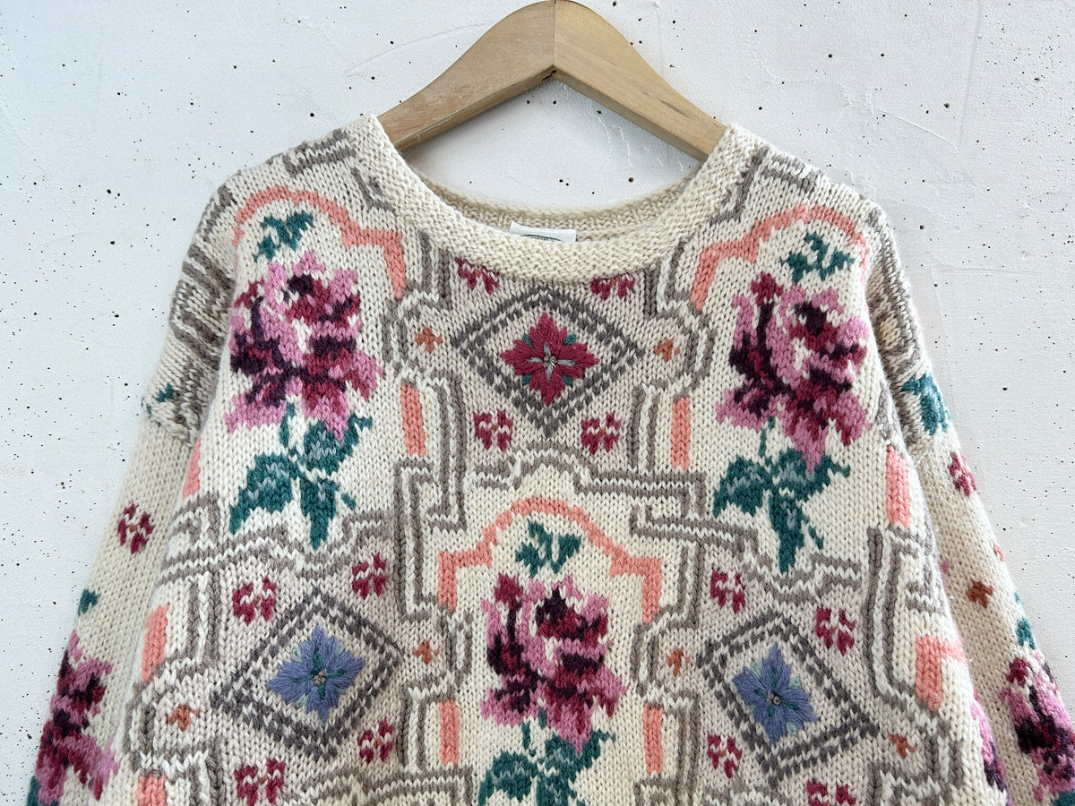 Vintage Knit Sweater 〜Laura Ashley〜 [I33945]