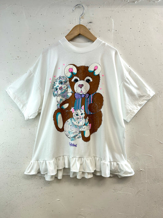 Vintage T Shirt 〜Funny dot CRAZY〜 [D32226]