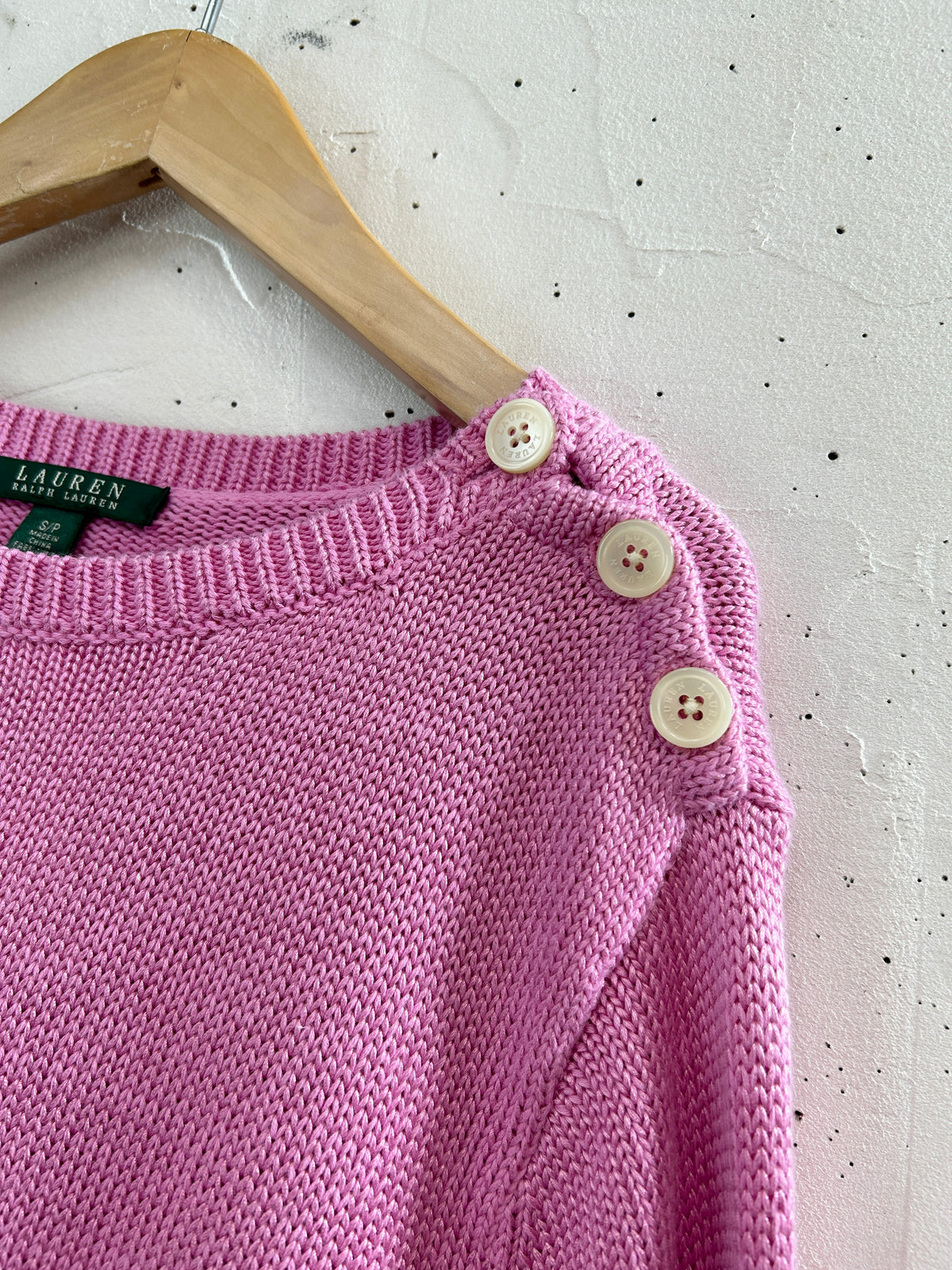 Vintage Cotton Knit 〜Ralph Lauren〜 [J34153]