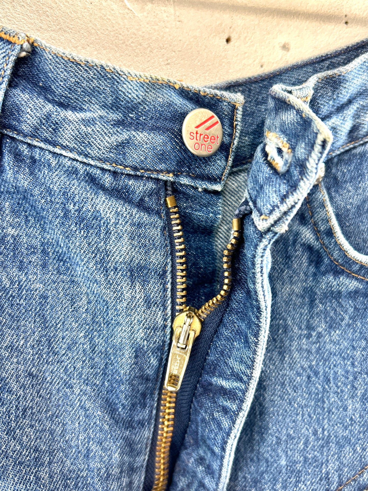 Vintage Custom Denim Skirt [J30555]