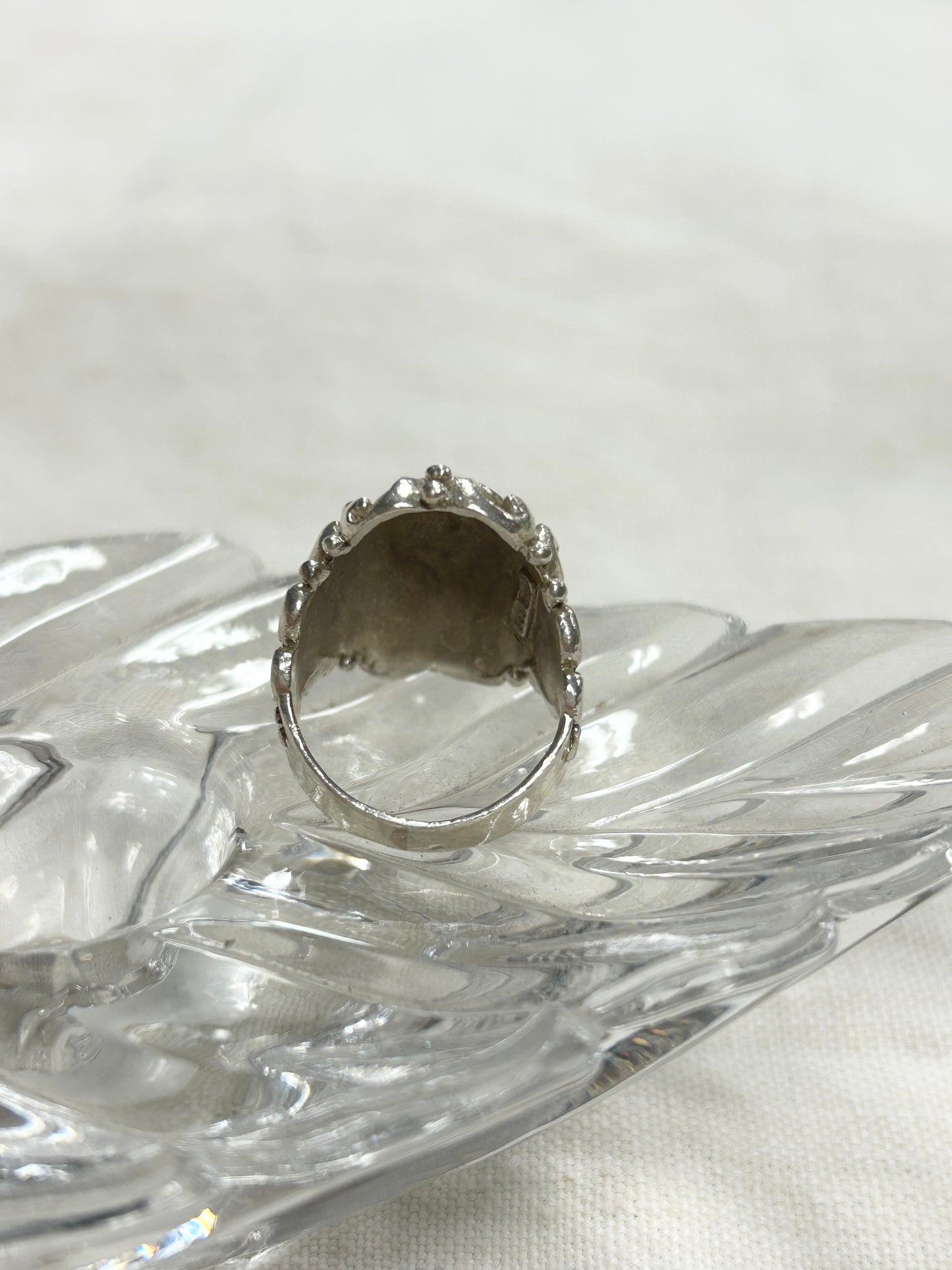 Vintage 925 Silver Ring[J30411]