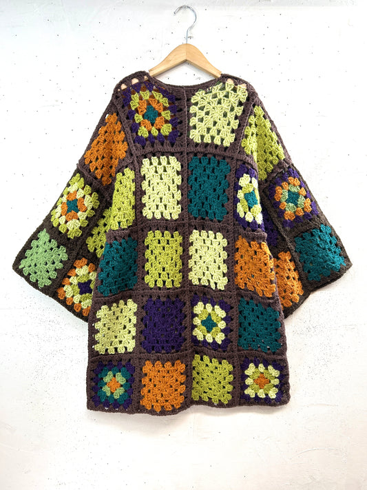 Vintage Granny Square Knit  [A31473]