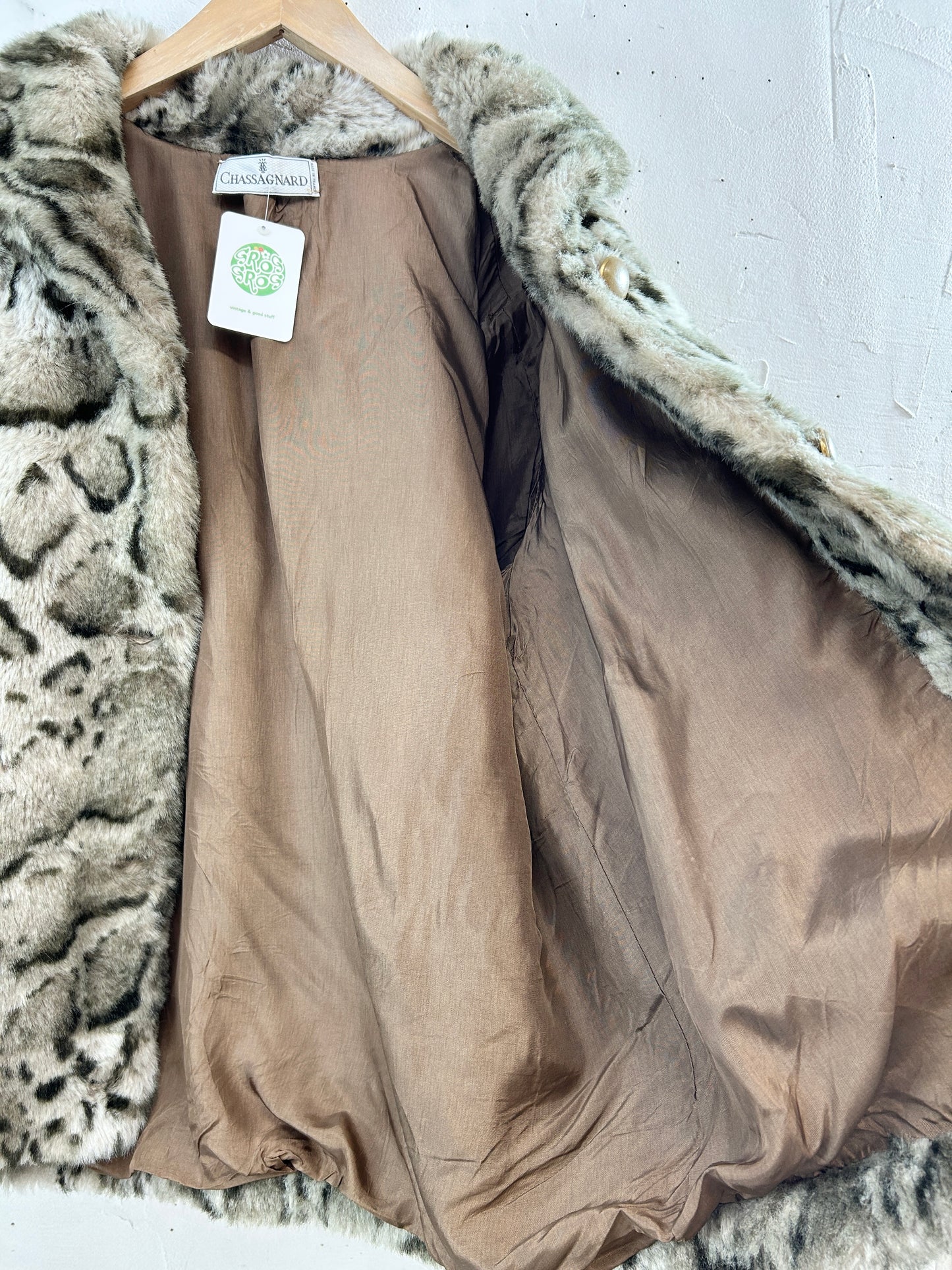 Vintage Eco Fur Jacket [L30954]