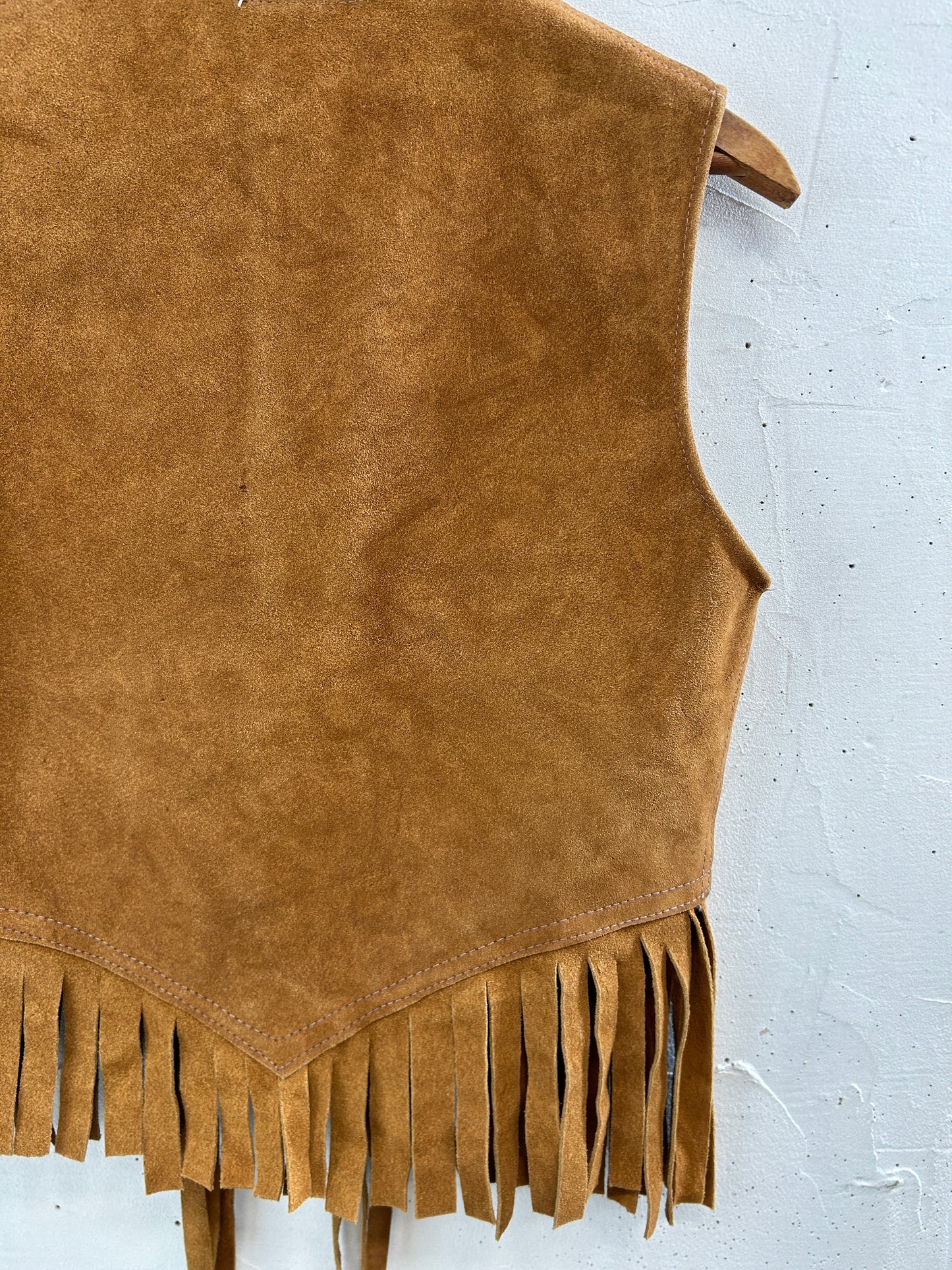 Vintage Leather Vest [A31272]
