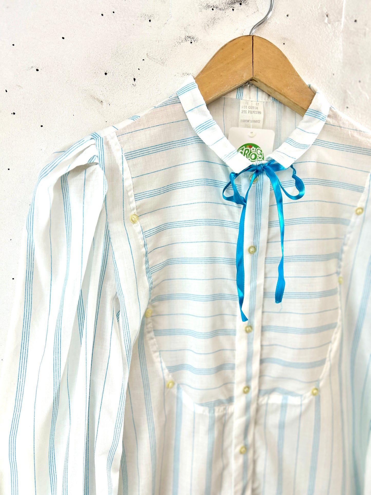 Vintage Blouse Made in France  [L30969]