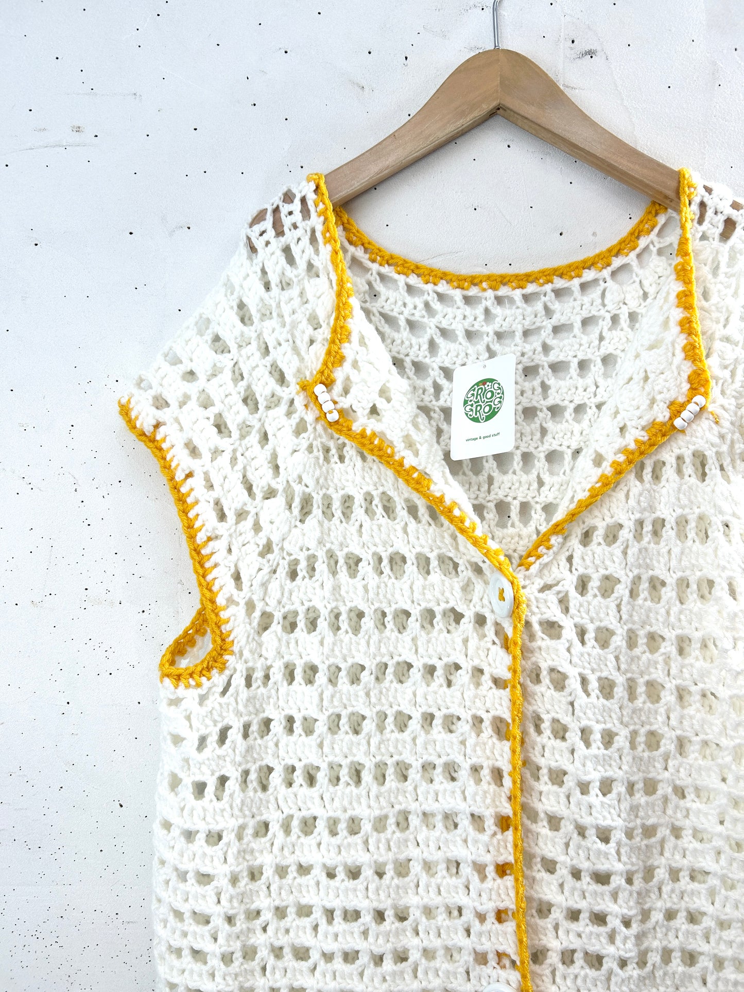 Vintage Knit Vest [J30632]