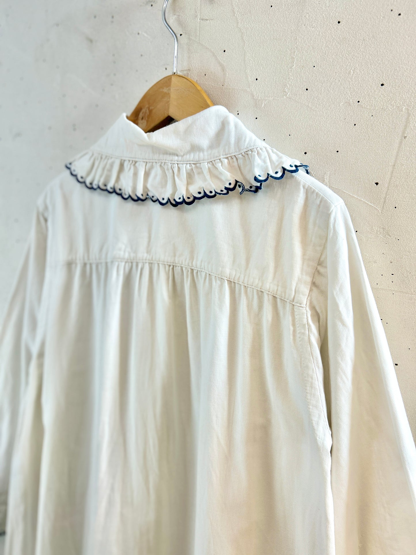'50sVintage White Dress [H30930]
