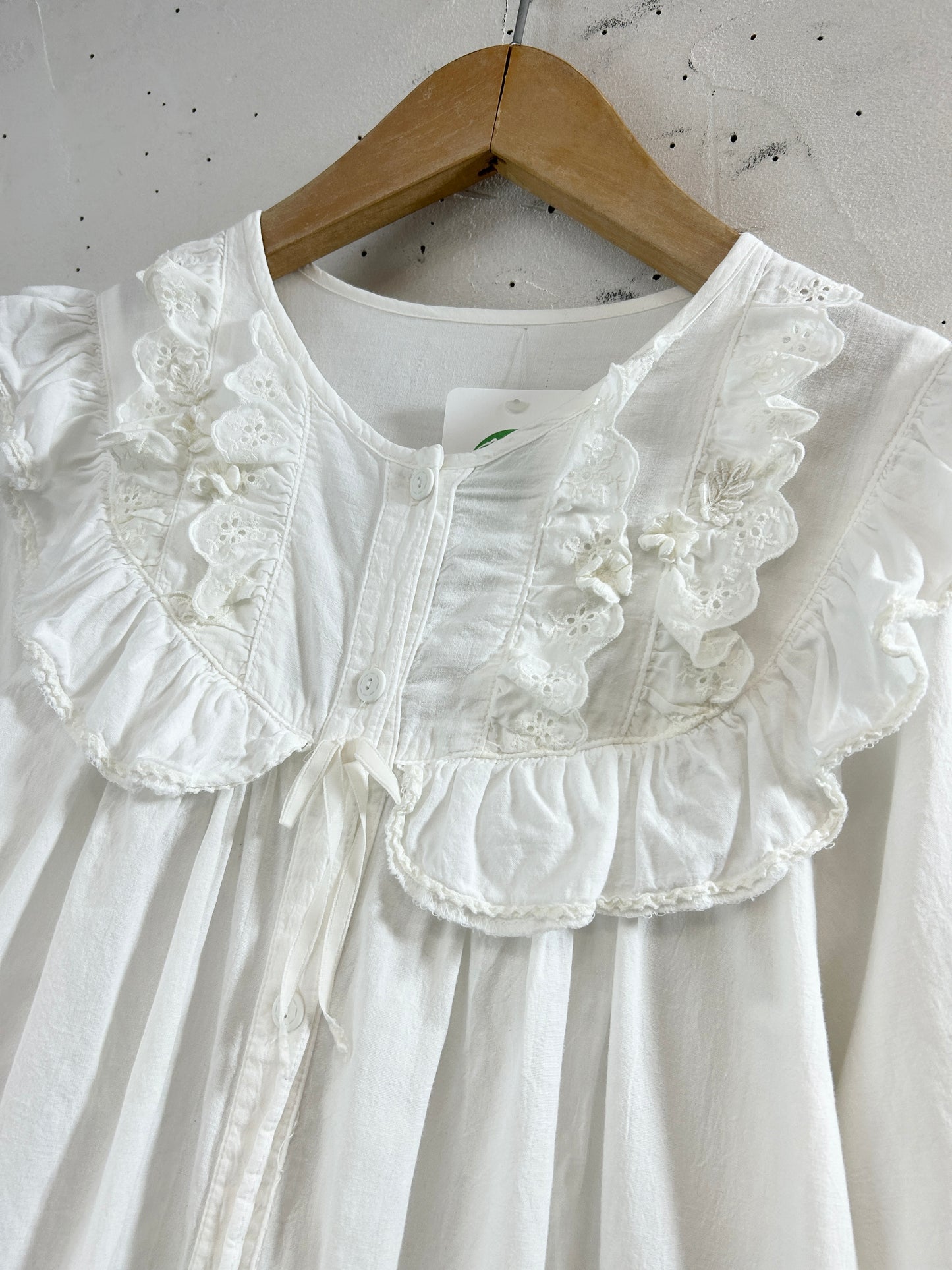 Vintage White Dress [I33686]