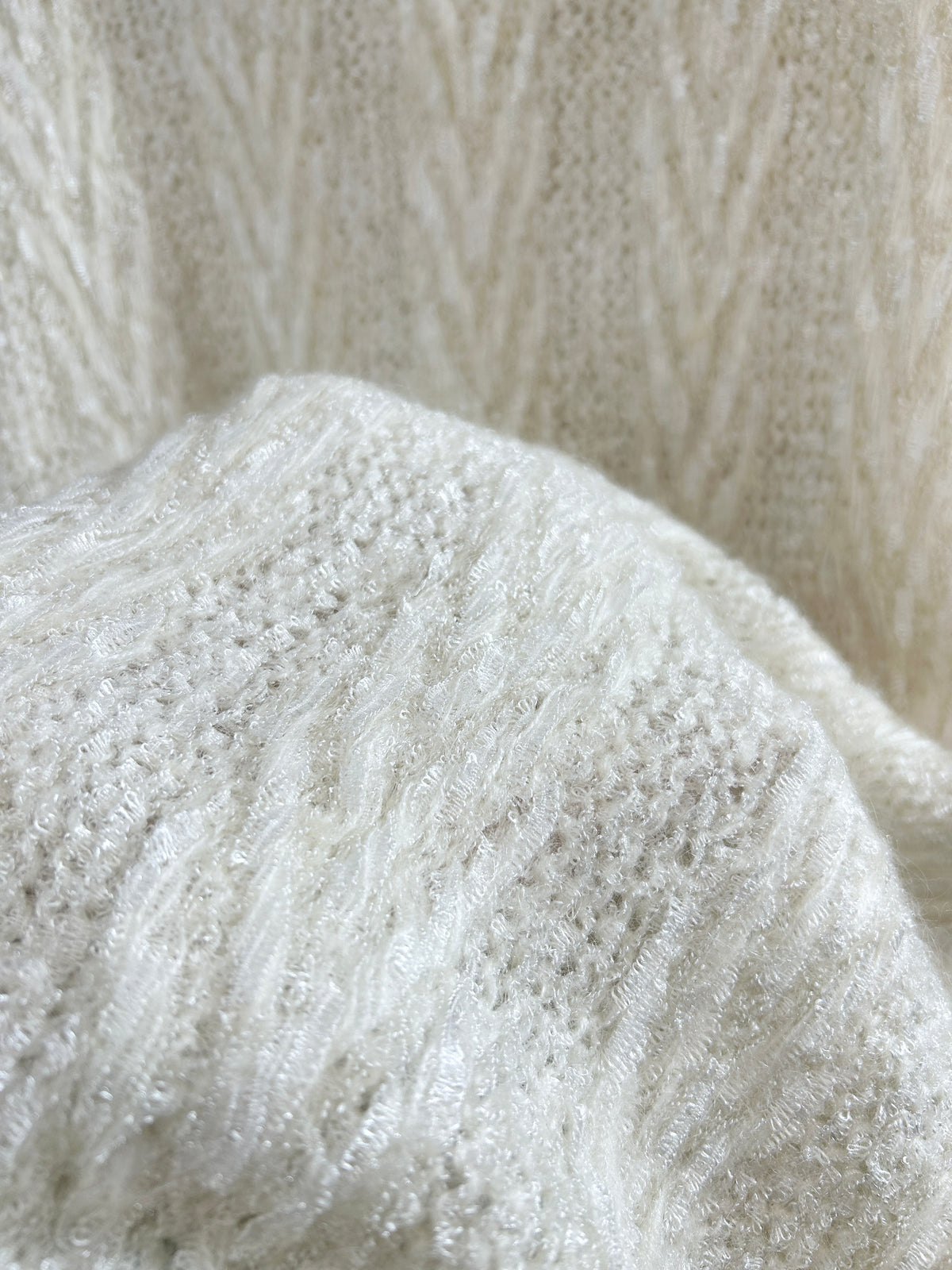 Vintage Mohair Knit Cardigan [J34171]