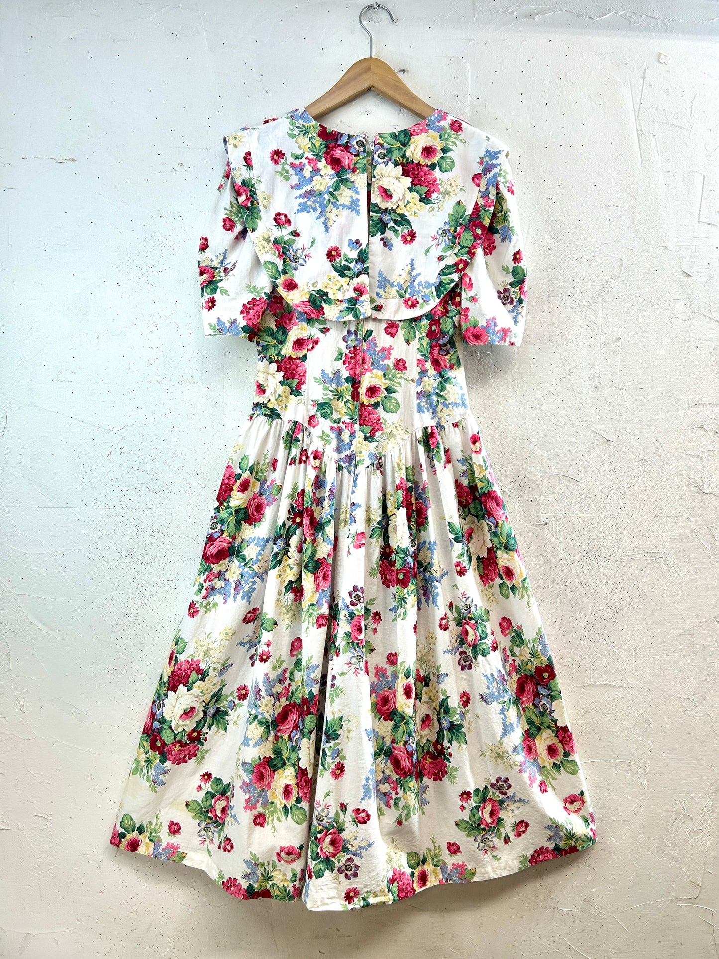 Vintage Sailor Collar Dress MADE IN USA [G33245]