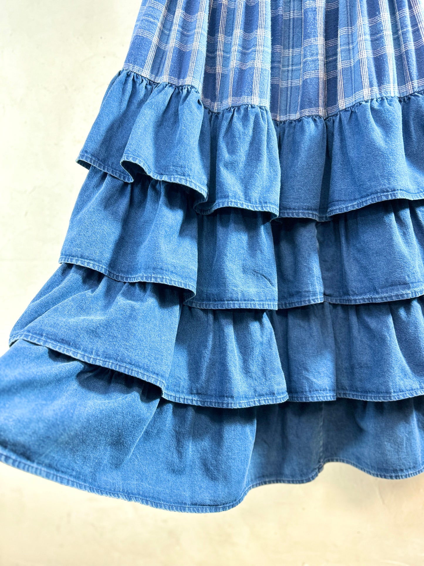 Vintage Denim Skirt MADE IN USA [K30777]