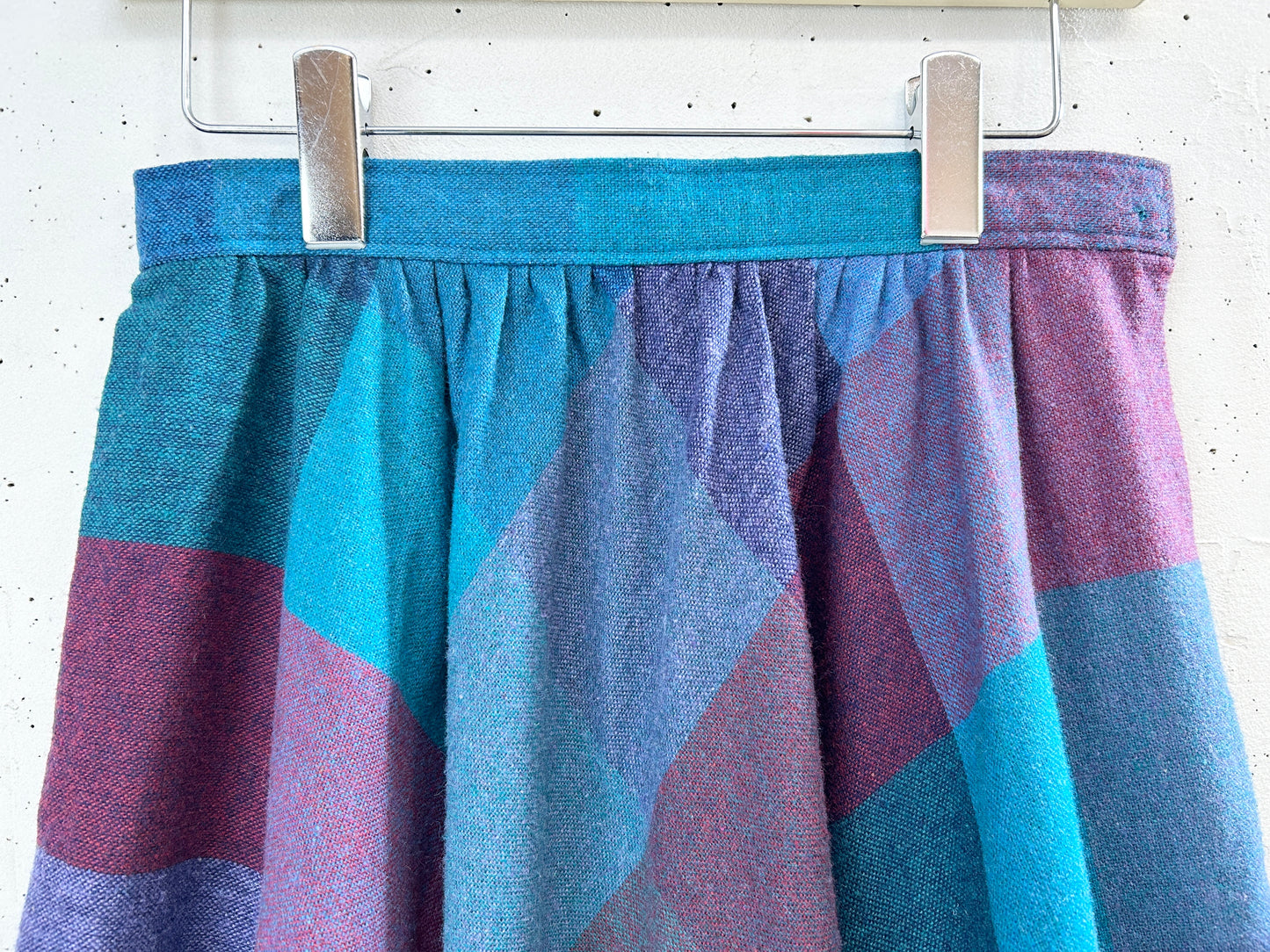 Vintage Plaid Skirt  [I33753]