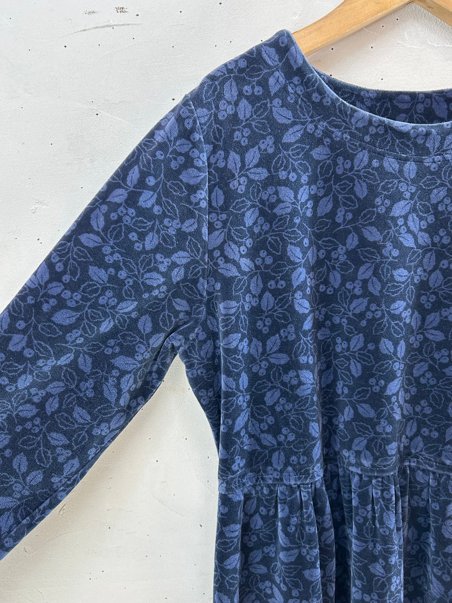Vintage Velours Dress 〜L.L.Bean〜 [L29215]