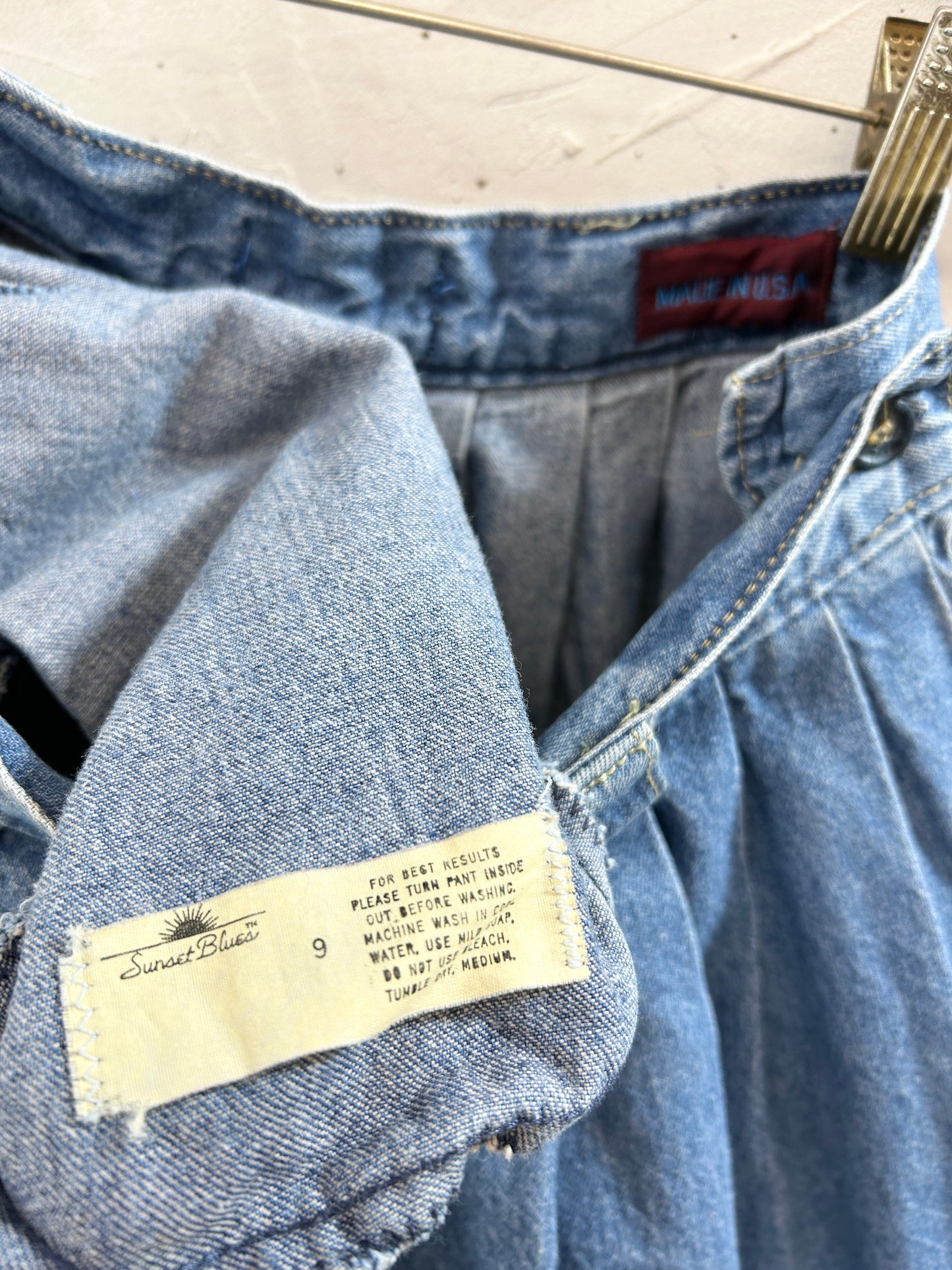 Vintage Denim Skirt 〜 MADE IN USA〜 [K30779]