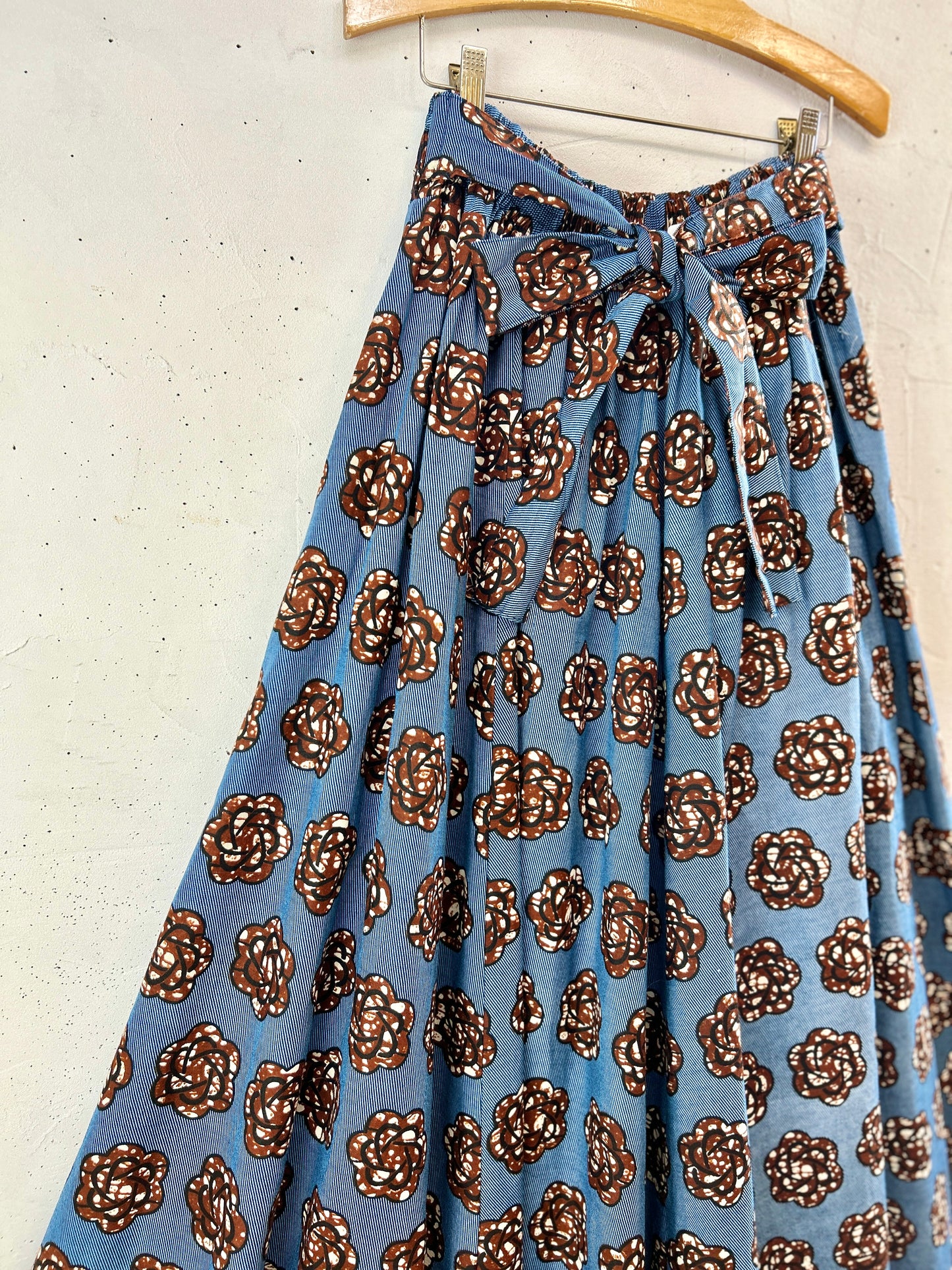 Vintage African Batik Skirt [K30841]